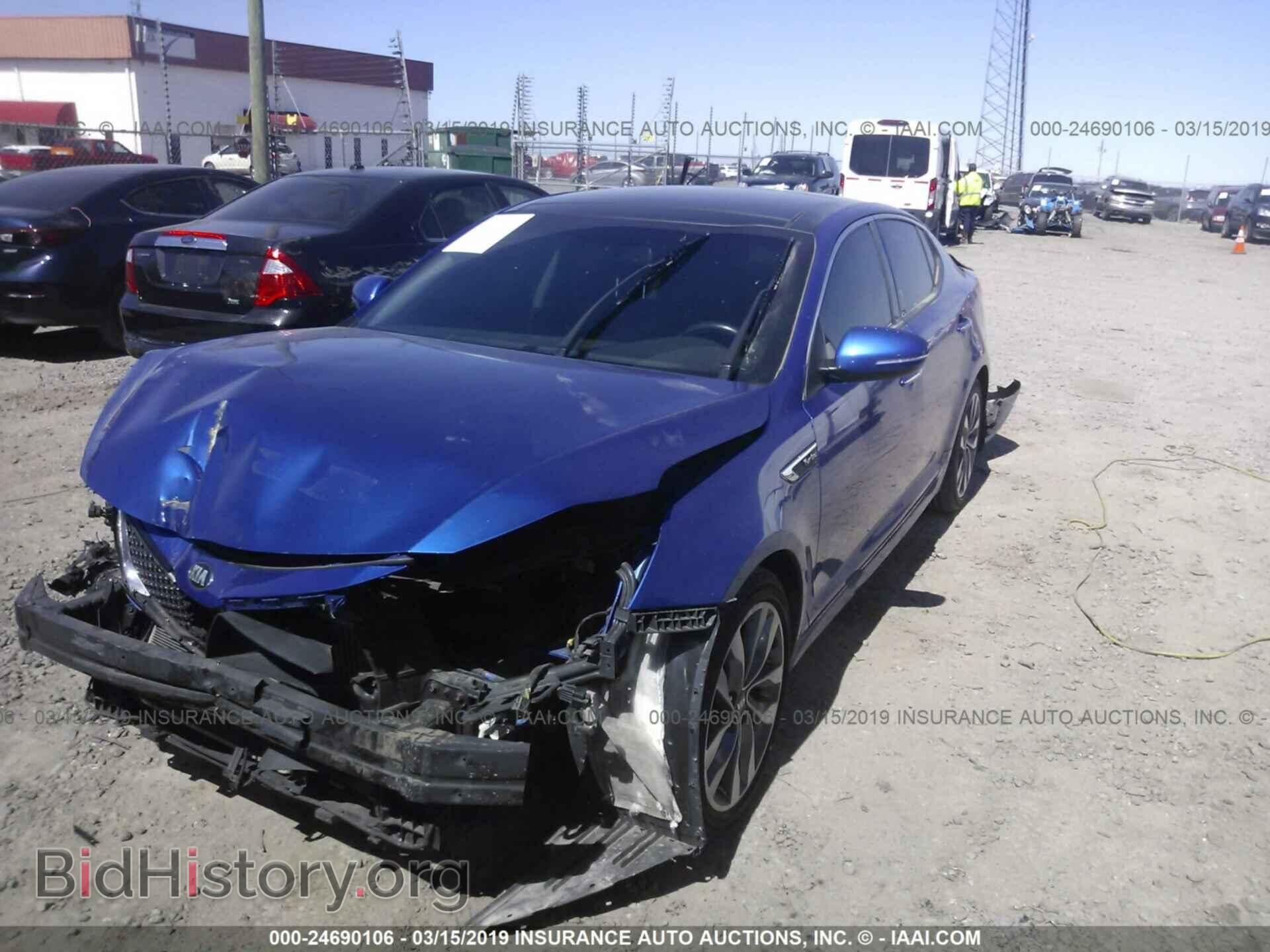 2015 KIA OPTIMA - VIN: 5XXGR4A64FG414288 - Фото 2
