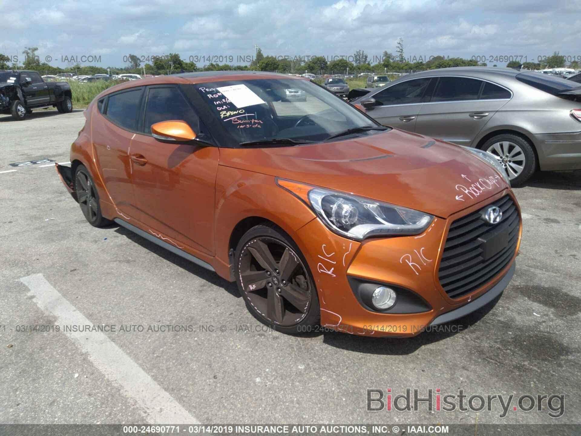 Photo KMHTC6AE8DU181182 - HYUNDAI VELOSTER 2013