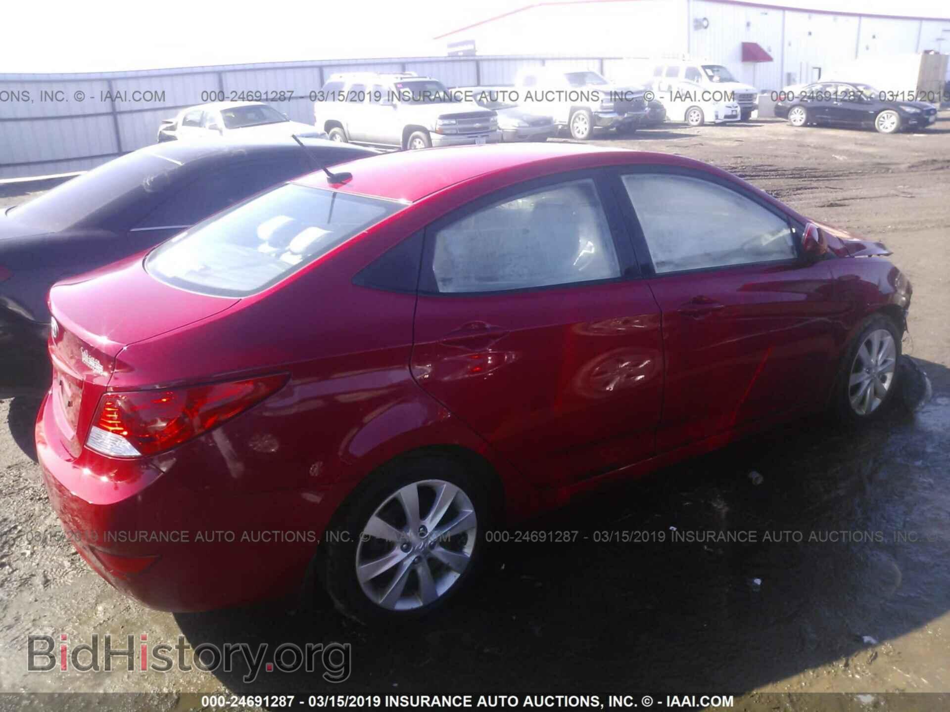 2012 HYUNDAI ACCENT - VIN: KMHCU4AE3CU118247 - Фото 4