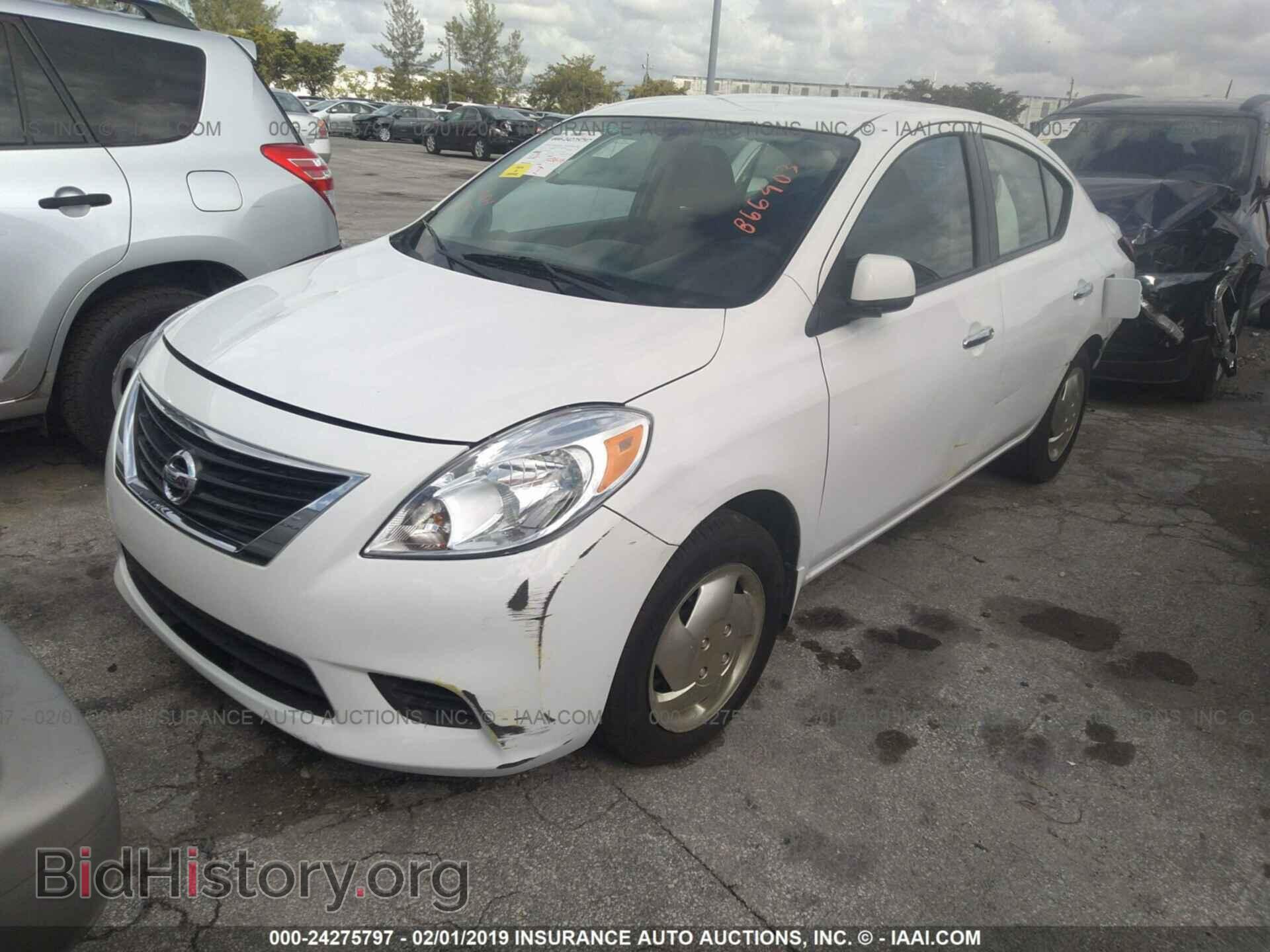 2012 NISSAN VERSA - VIN: 3N1CN7AP1CL866903 - Фото 2