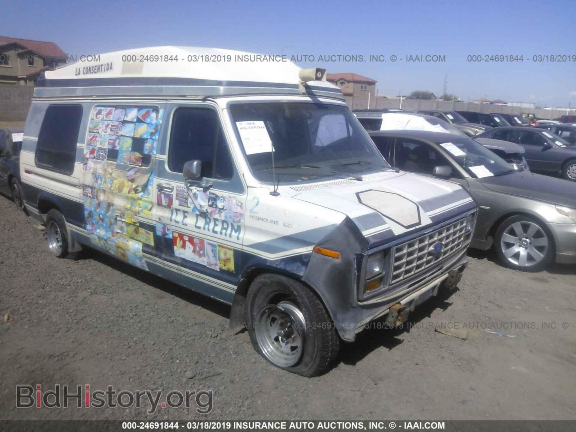 Photo 1FDEE14H7KHB37563 - FORD ECONOLINE 1989