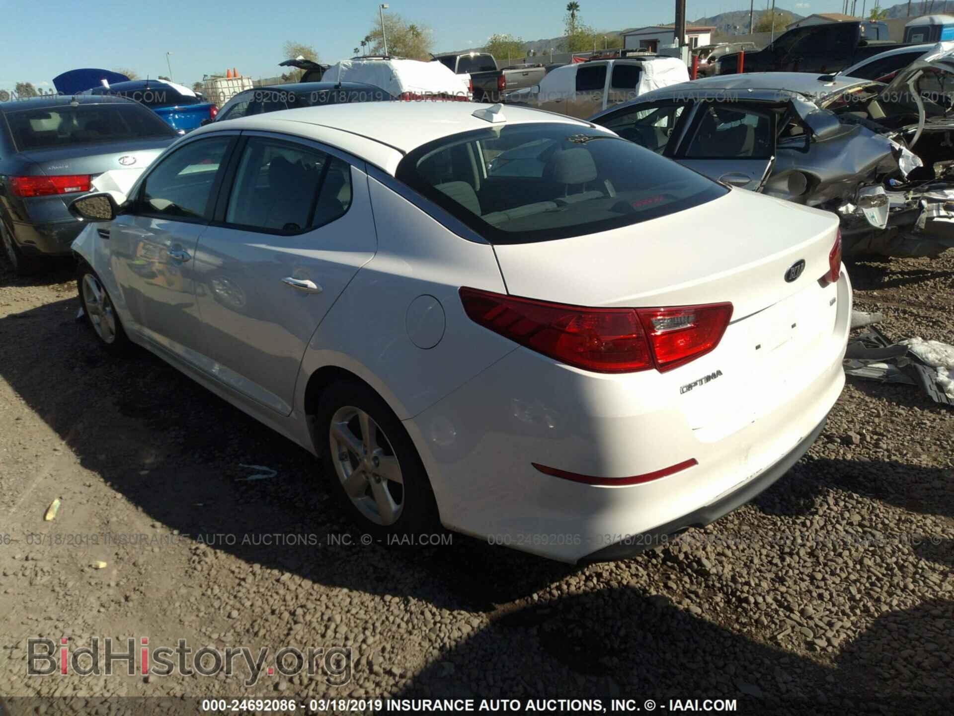 2015 KIA OPTIMA - VIN: KNAGM4A70F5659503 - Photo 3