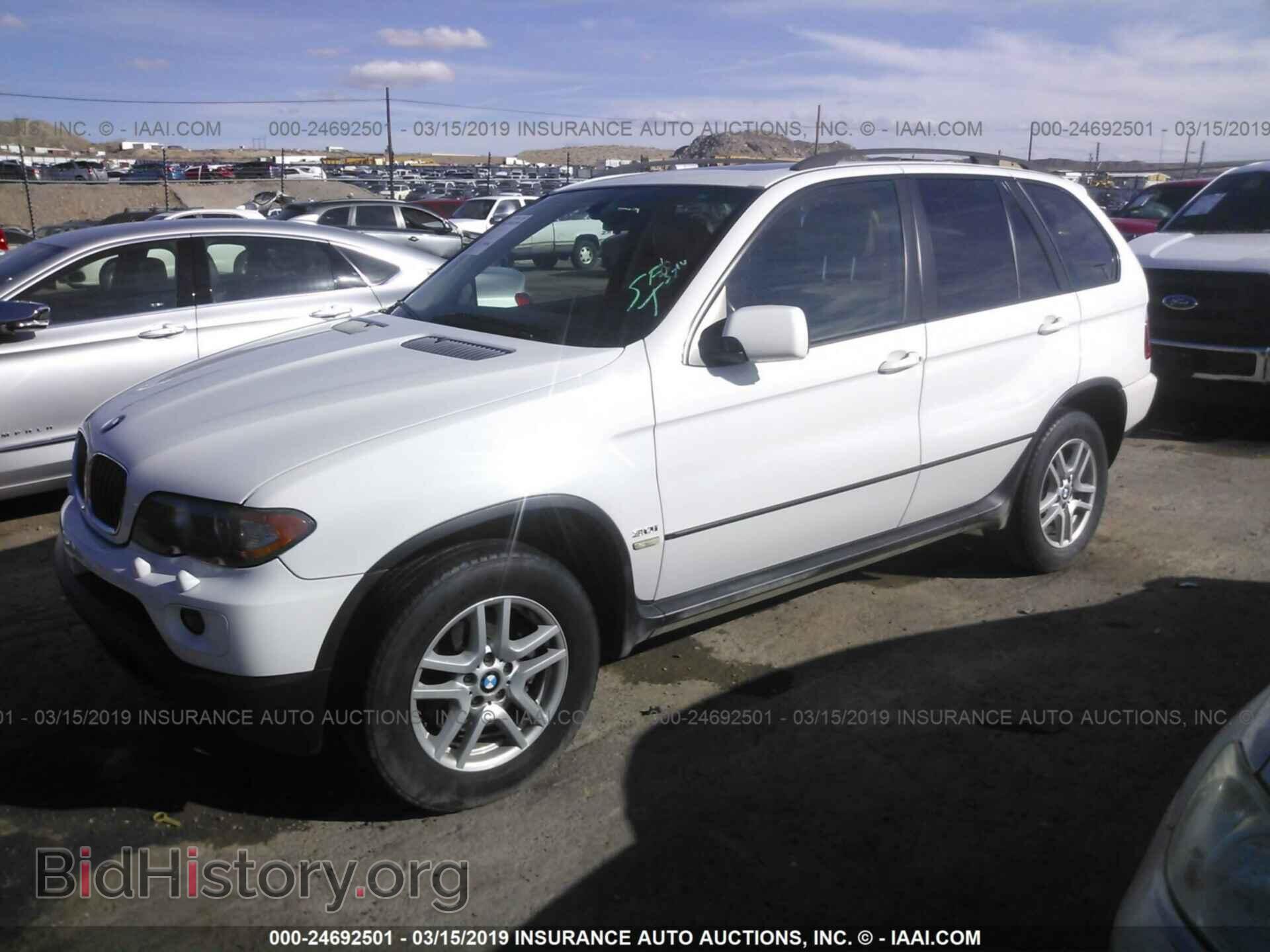 2006 BMW X5 - VIN: 5UXFA13536LY46357 - Фото 2