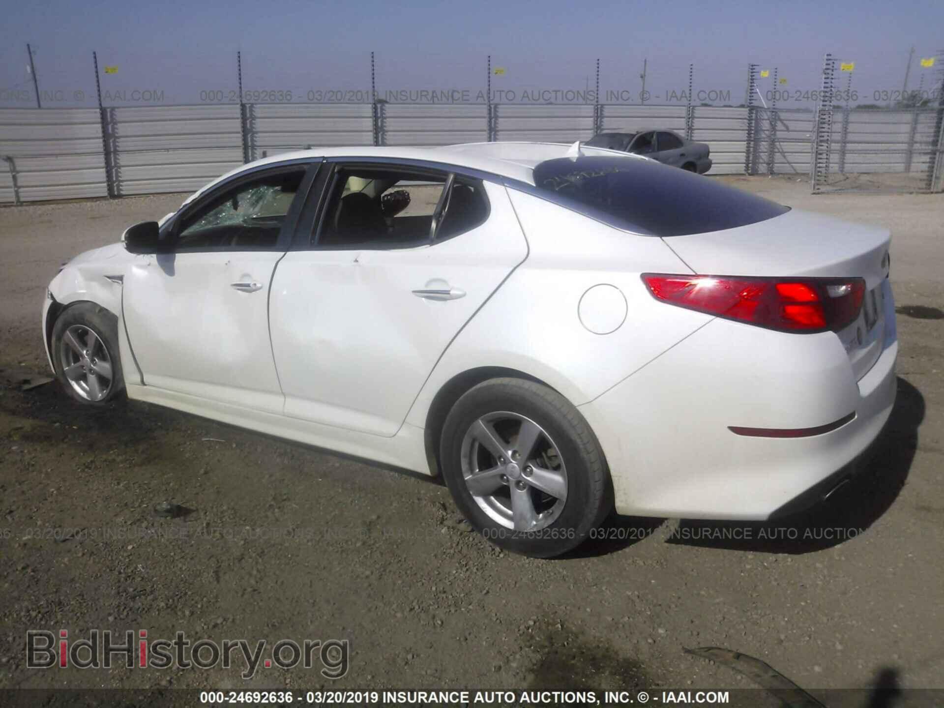 2015 KIA OPTIMA - VIN: 5XXGM4A72FG409436 - Photo 3