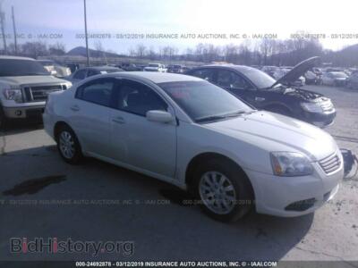 2009 Mitsubishi GALANT, white — VIN 4A3AB36F79E038690, IAAI