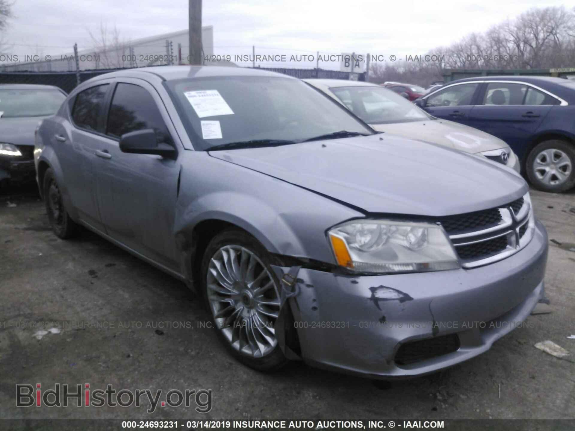 Фотография 1C3CDZAB1DN707580 - DODGE AVENGER 2013