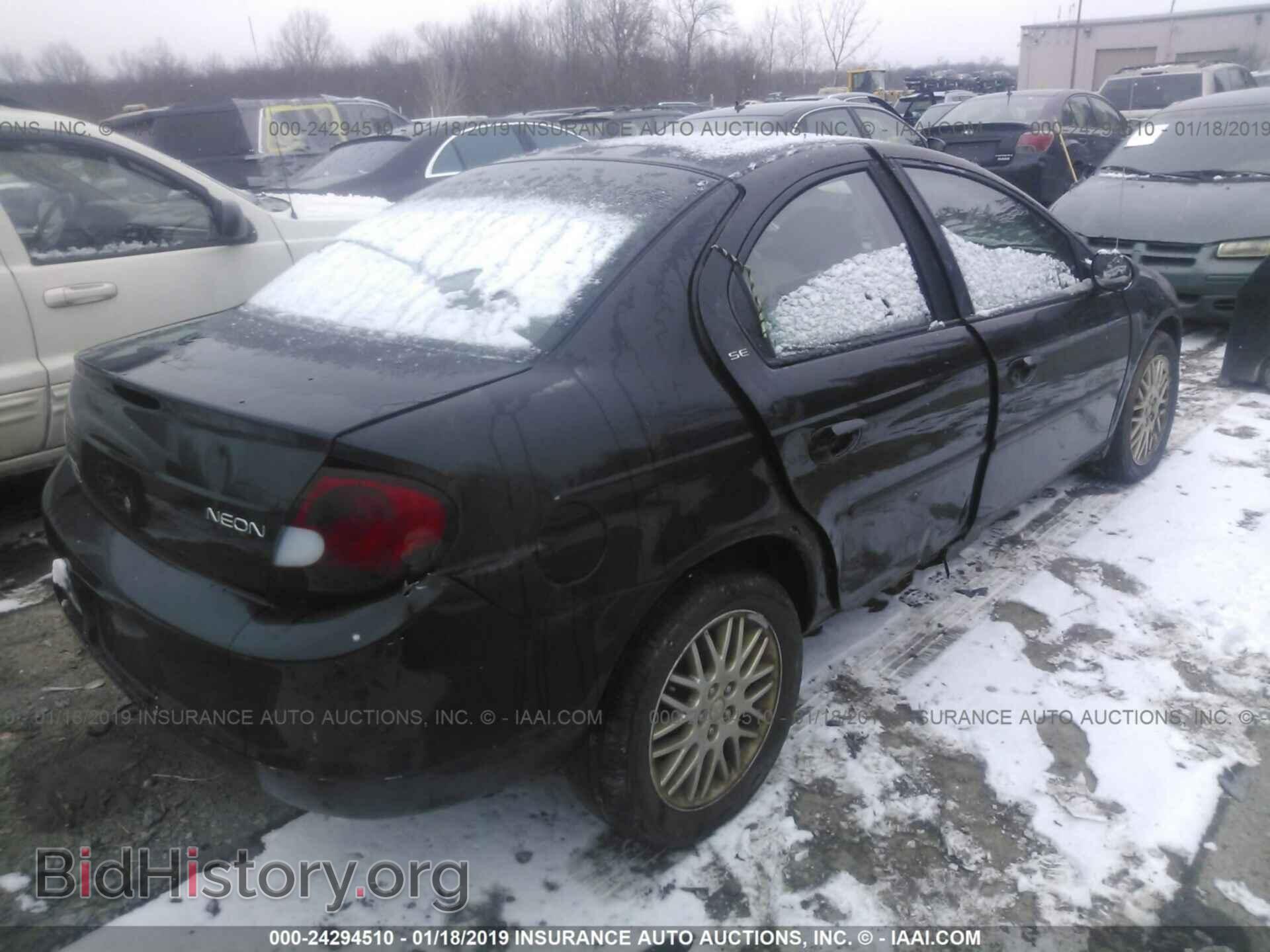 2001 DODGE NEON - VIN: 1B3ES46C01D125097 - Фото 4