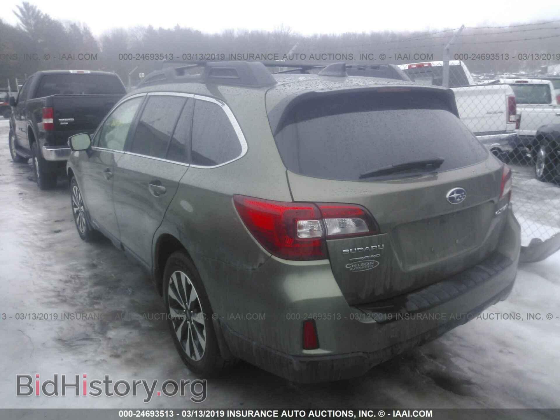 2016 SUBARU OUTBACK - VIN: 4S4BSBNC8G3242296 - Фото 3