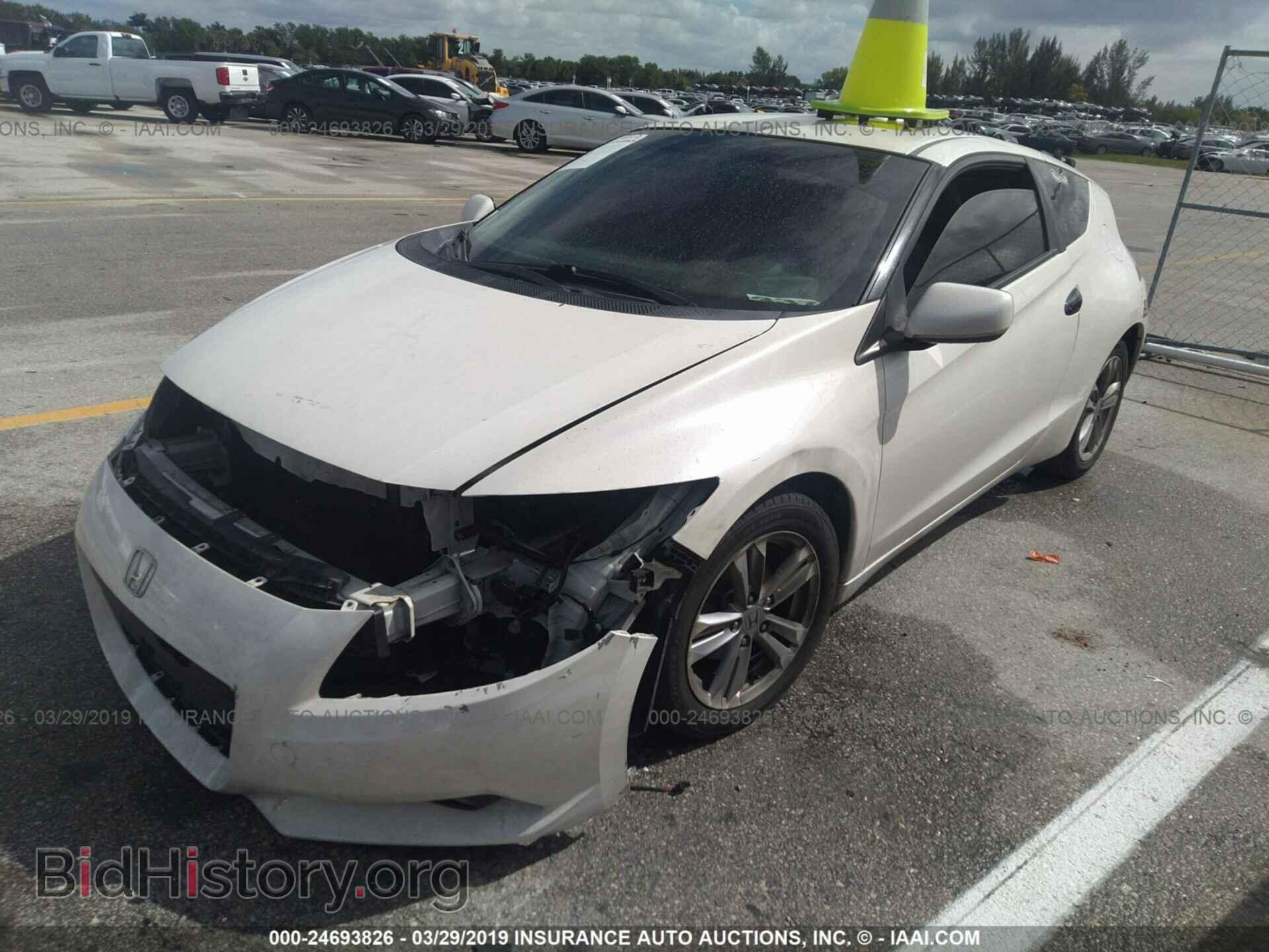 2011 HONDA CR-Z - VIN: JHMZF1C61BS016046 - Фото 2
