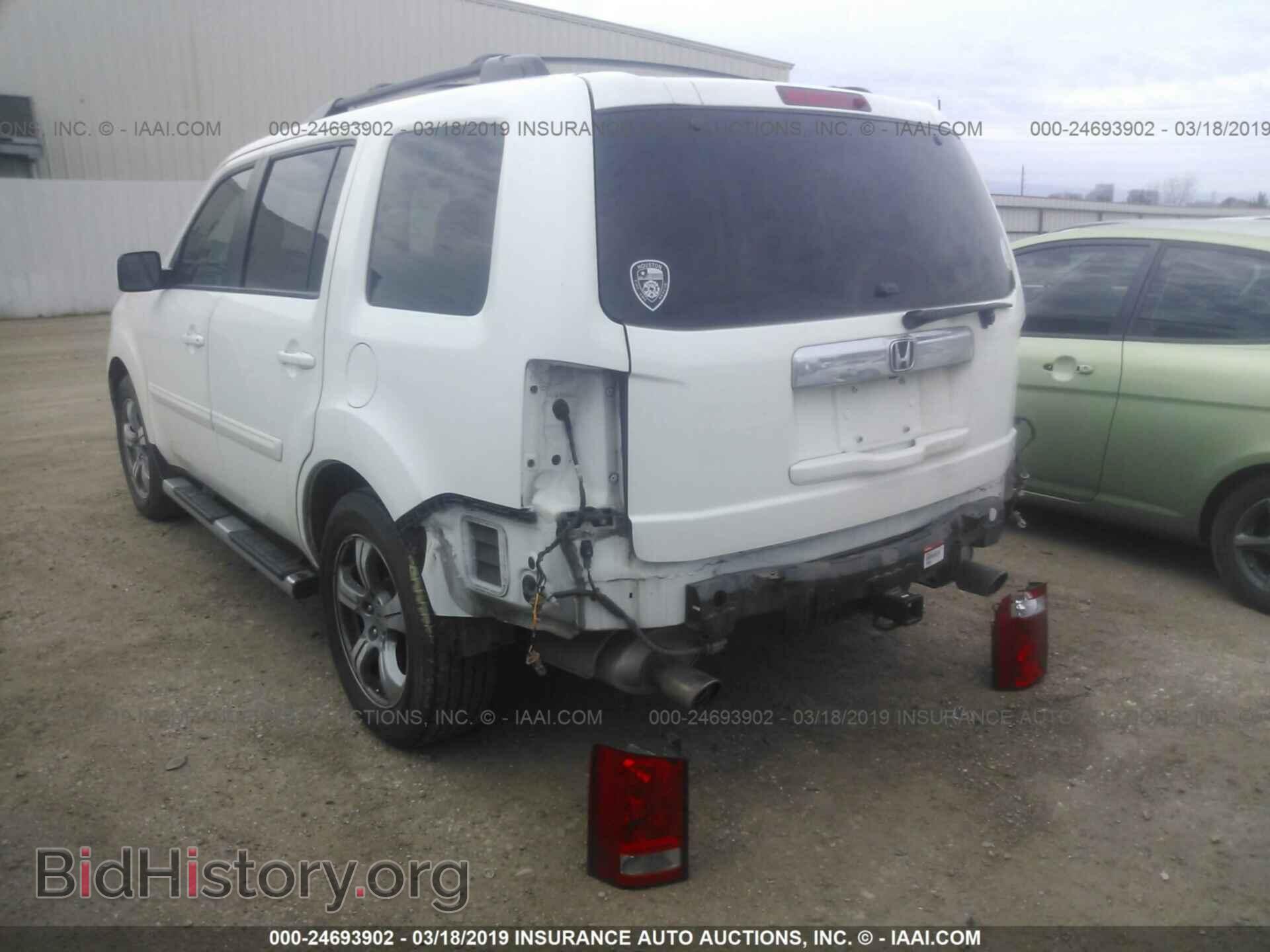 2012 HONDA PILOT - VIN: 5FNYF3H68CB034592 - Фото 3