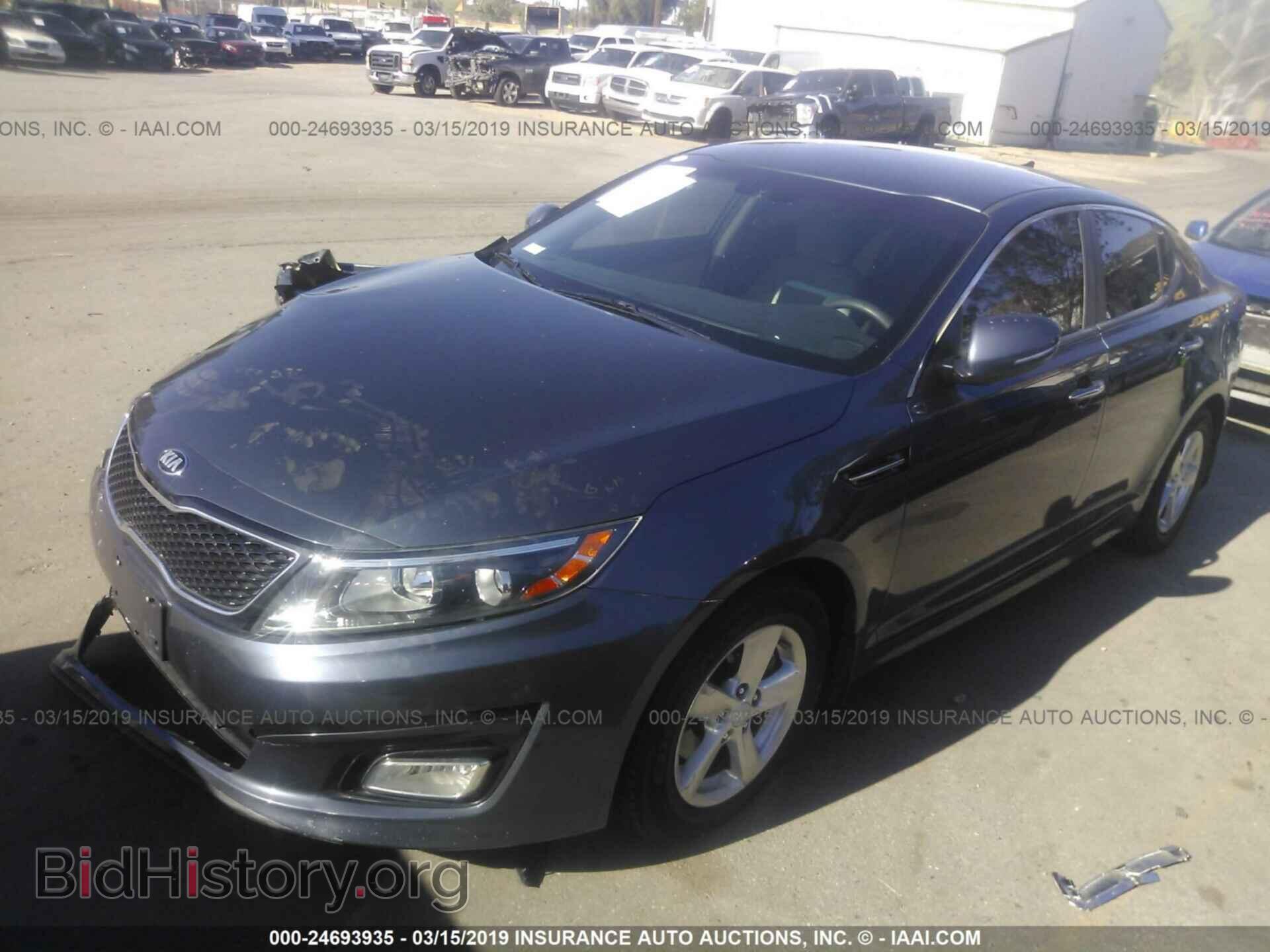 2015 KIA OPTIMA - VIN: KNAGM4A78F5572710 - Фото 2