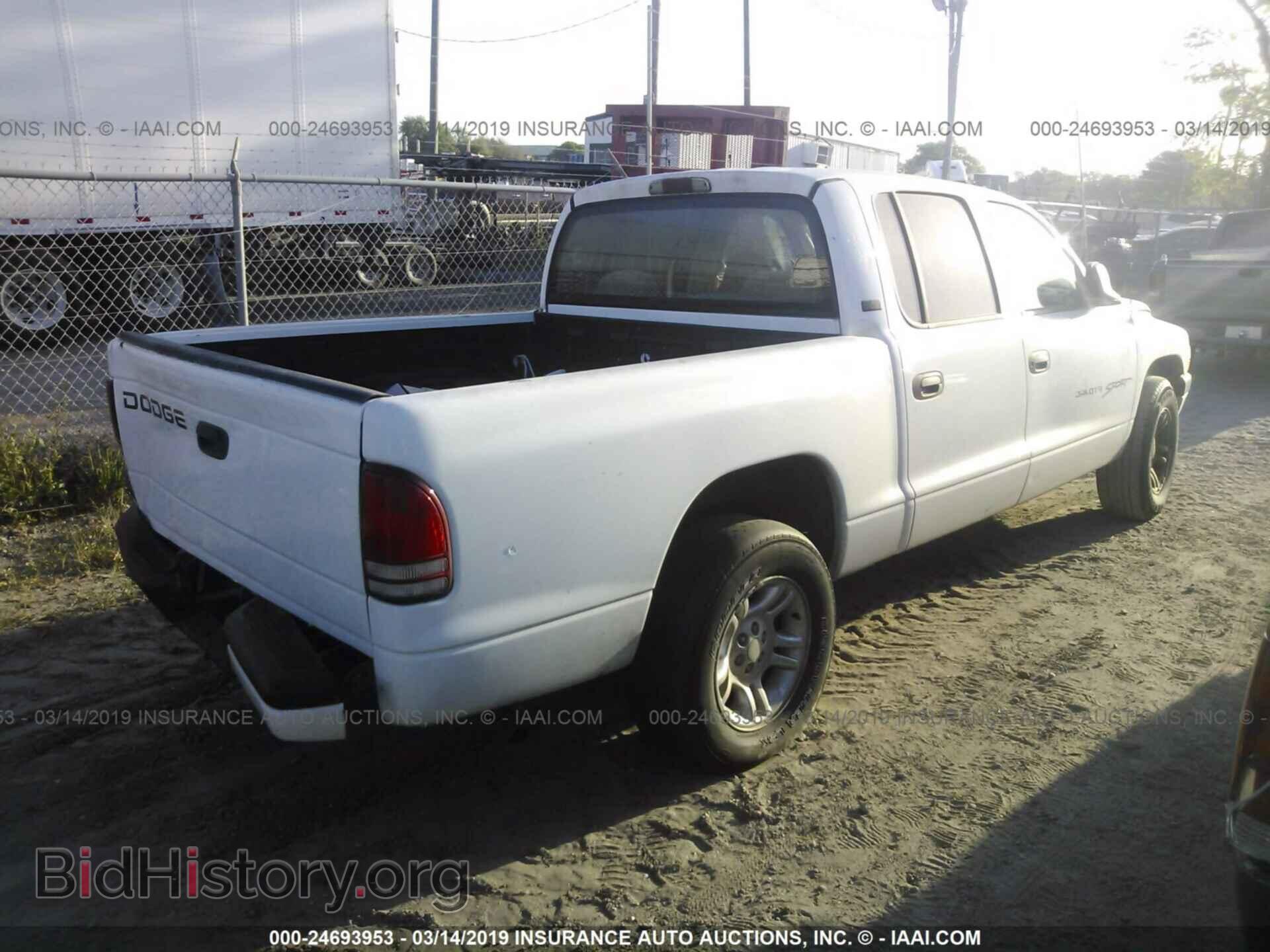 2001 DODGE DAKOTA - VIN: 1B7HL2AN31S237779 - Фото 4