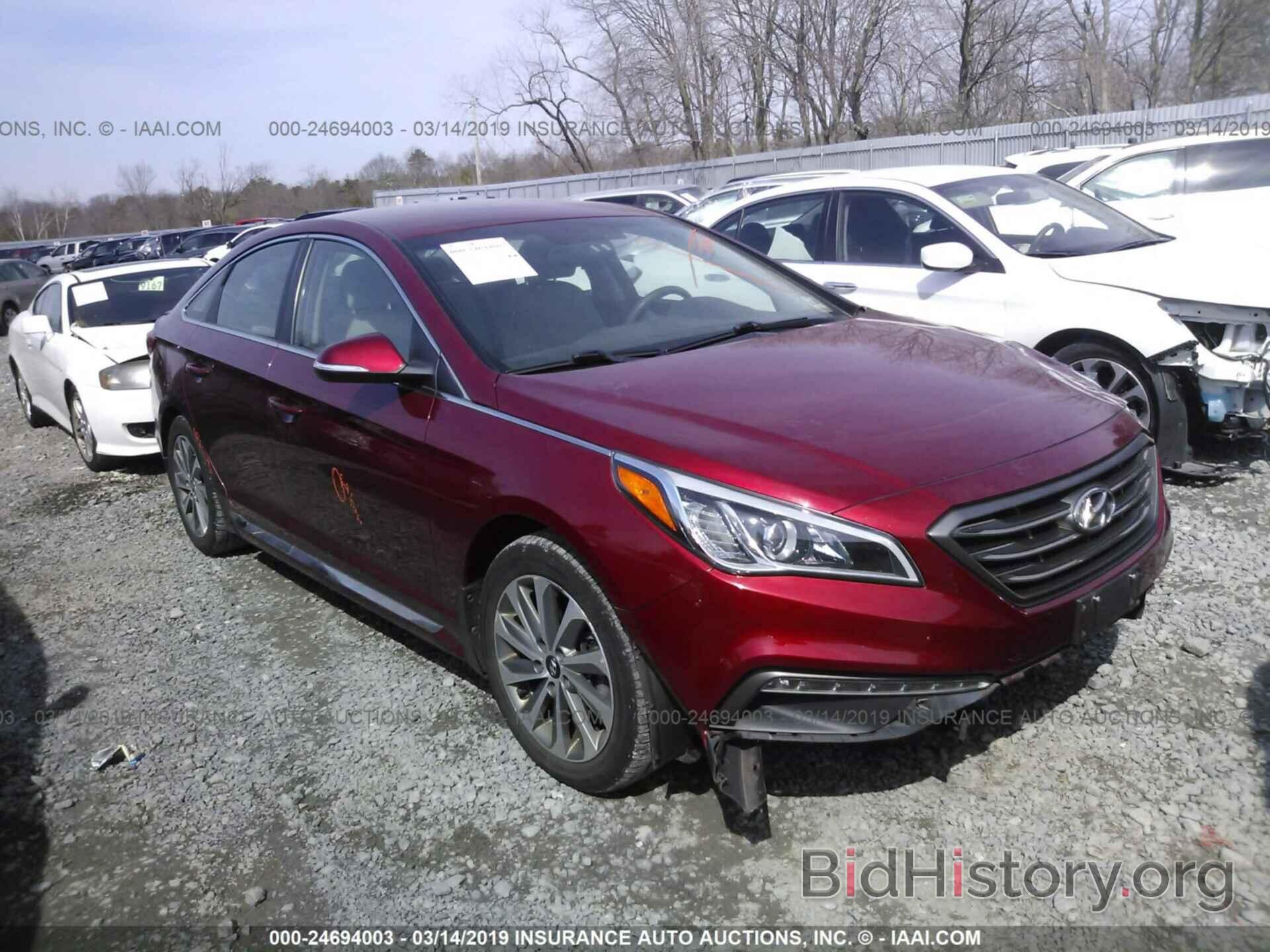 Photo 5NPE34AF5FH046877 - HYUNDAI SONATA 2015