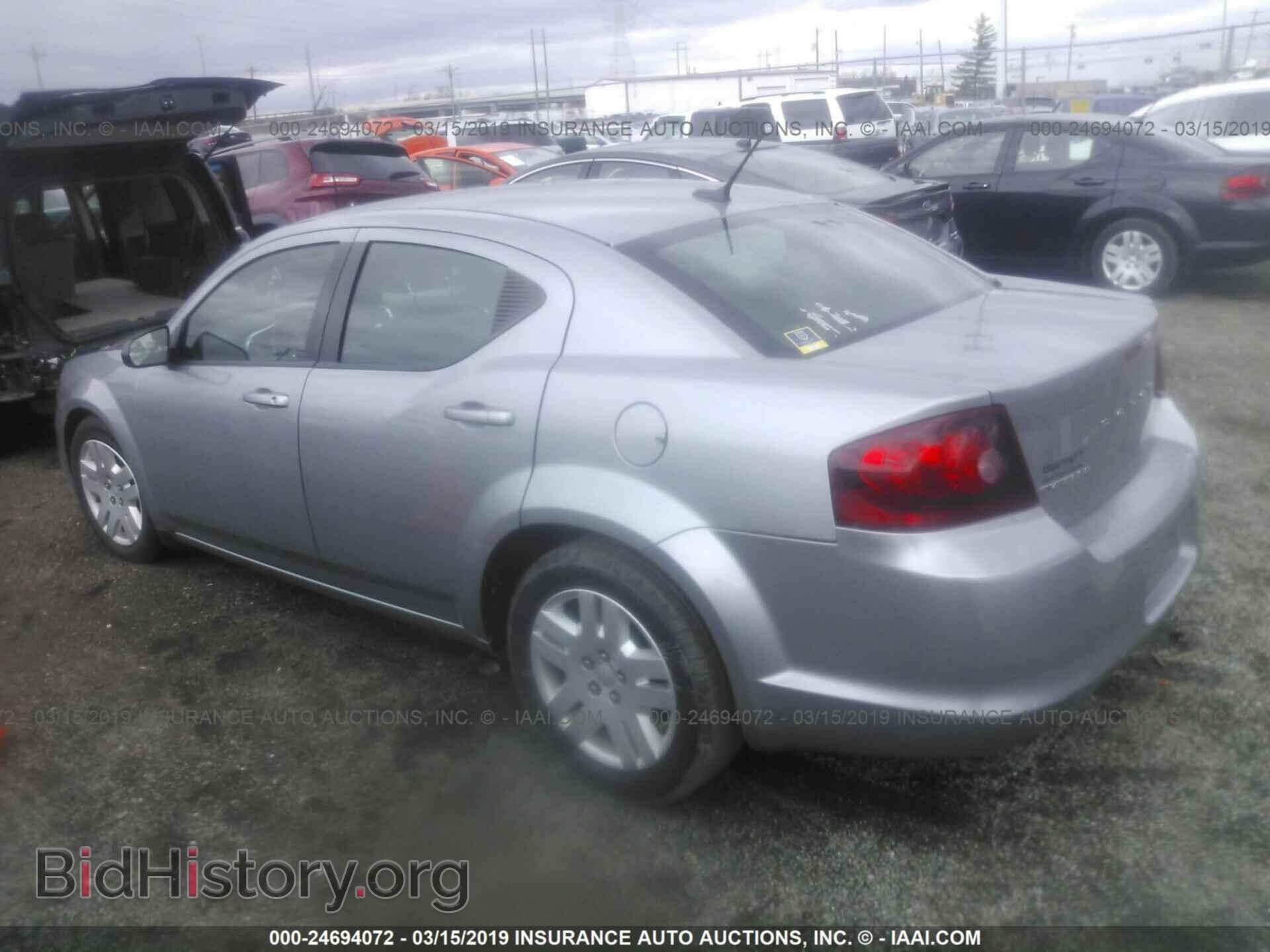 2014 DODGE AVENGER - VIN: 1C3CDZAB9EN110596 - Фото 3