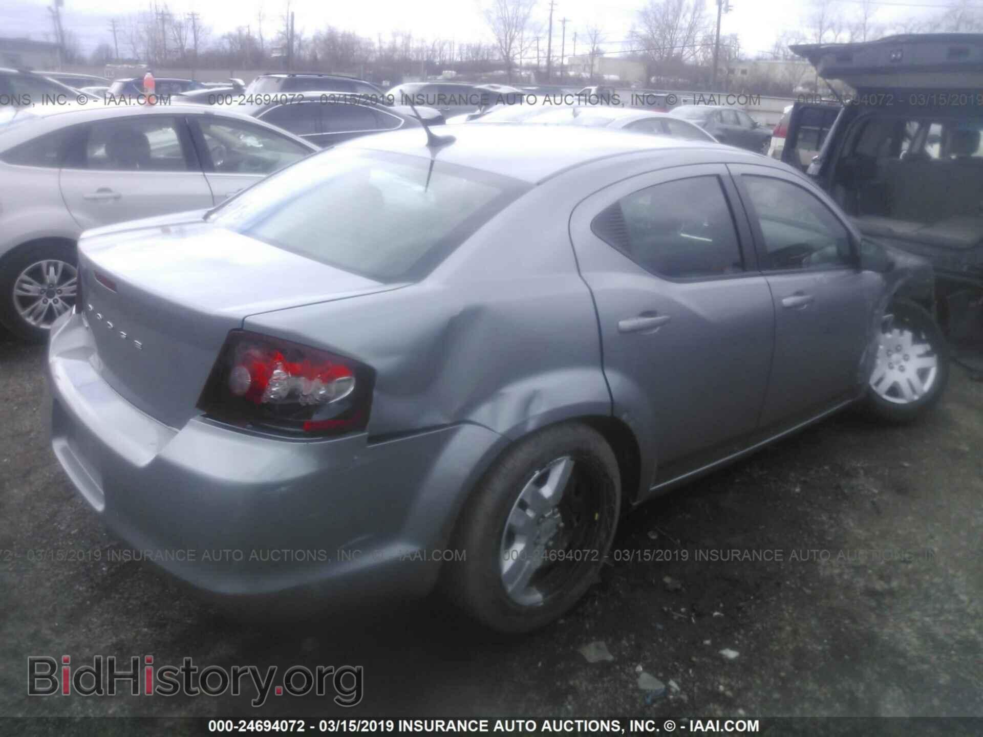 2014 DODGE AVENGER - VIN: 1C3CDZAB9EN110596 - Фото 4