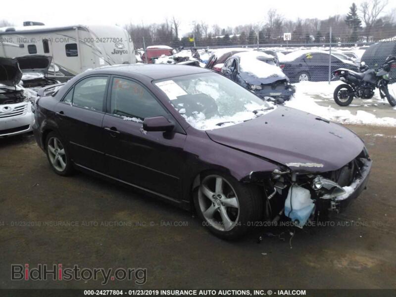 2006 Mazda 6 (VIN 1YVHP80C165M11551) — photo 1 of 10, IAAI, damage: front end