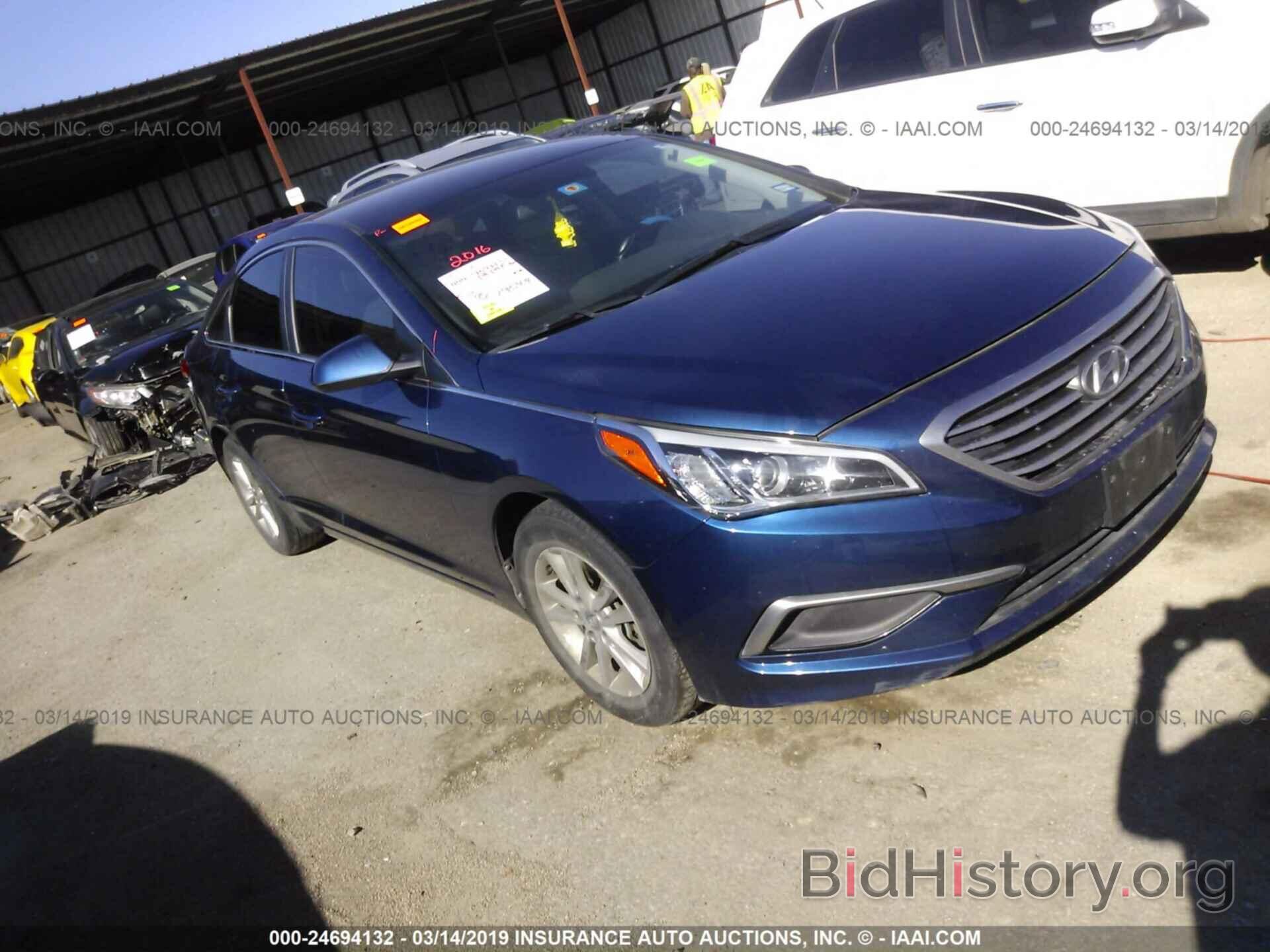 Фотография 5NPE24AFXGH402583 - HYUNDAI SONATA 2016