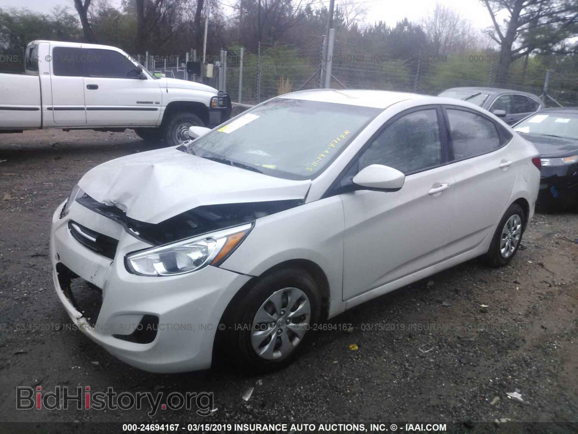 2016 HYUNDAI ACCENT - VIN: KMHCT4AE5GU074714 - Фото 2