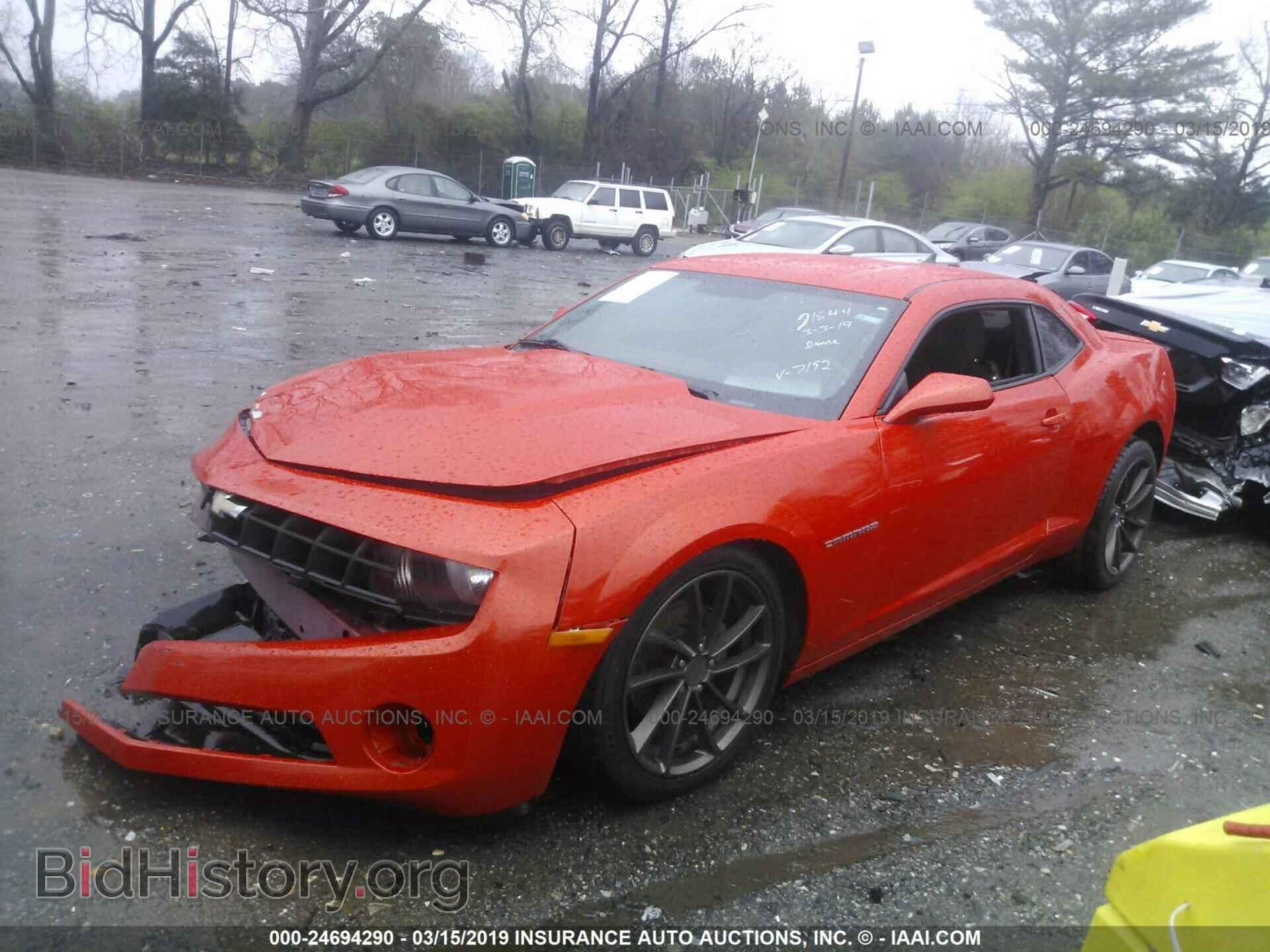 2013 CHEVROLET CAMARO - VIN: 2G1FA1E30D9157192 - Фото 2