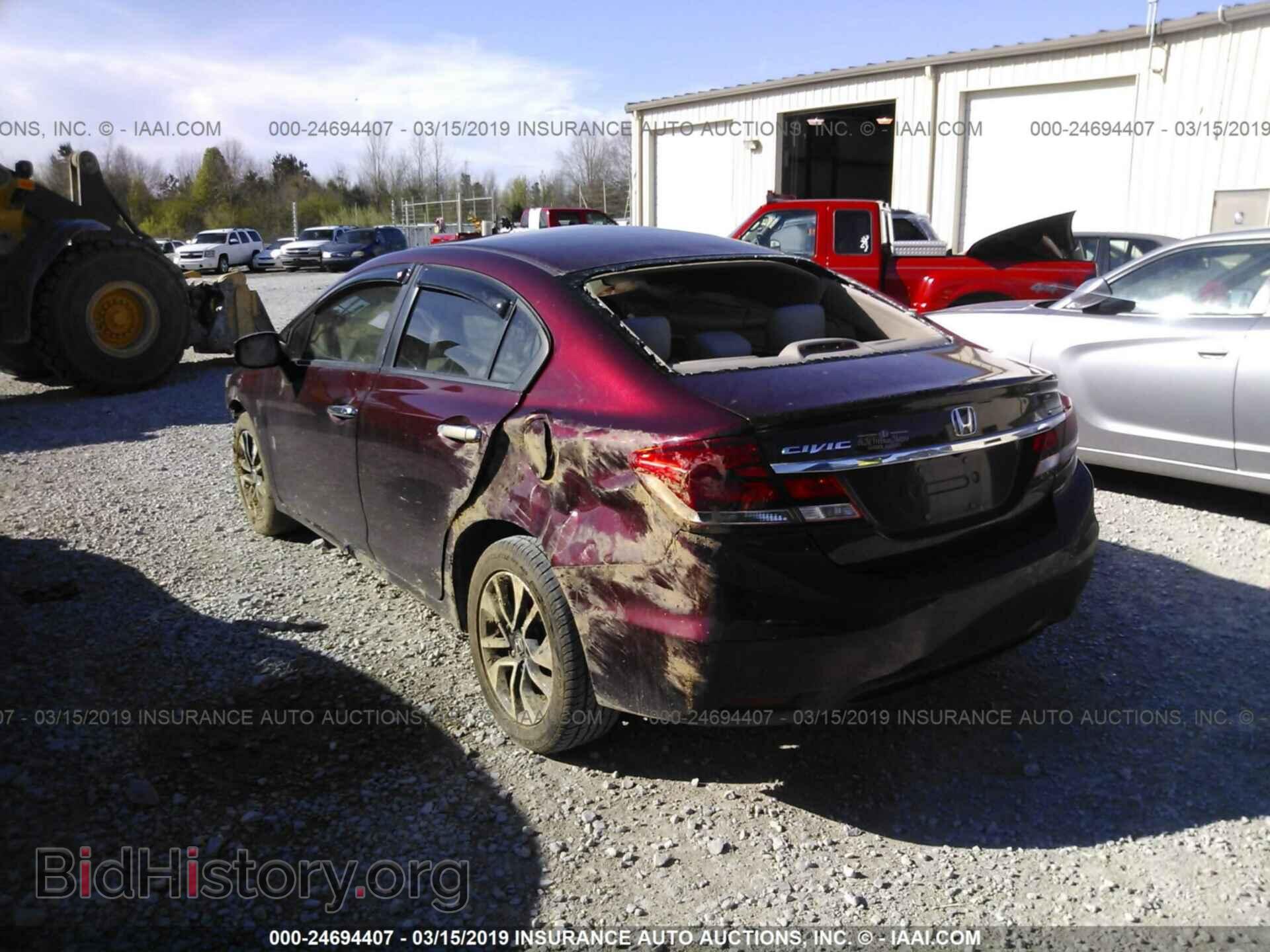 2013 HONDA CIVIC - VIN: 19XFB2F86DE066692 - Фото 3