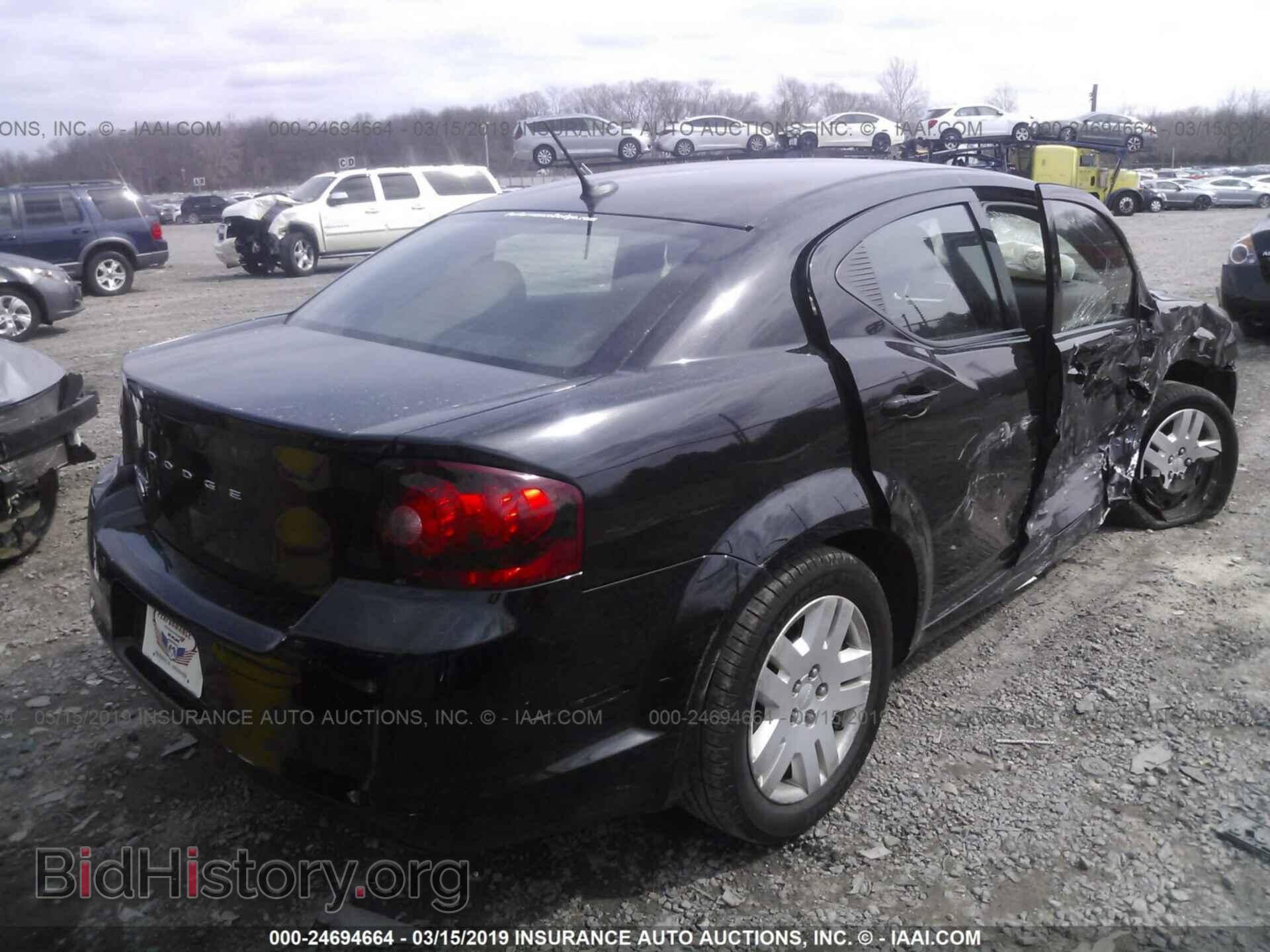 2014 DODGE AVENGER - VIN: 1C3CDZAG1EN226953 - Фото 4