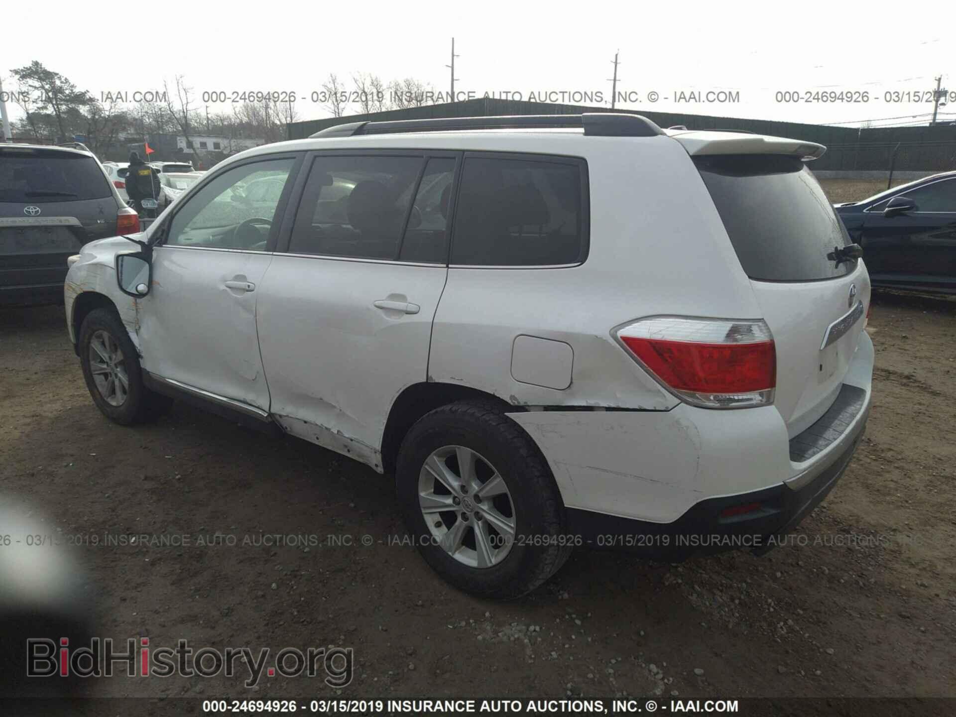 2012 TOYOTA HIGHLANDER - VIN: 5TDBK3EH6CS096933 - Фото 3