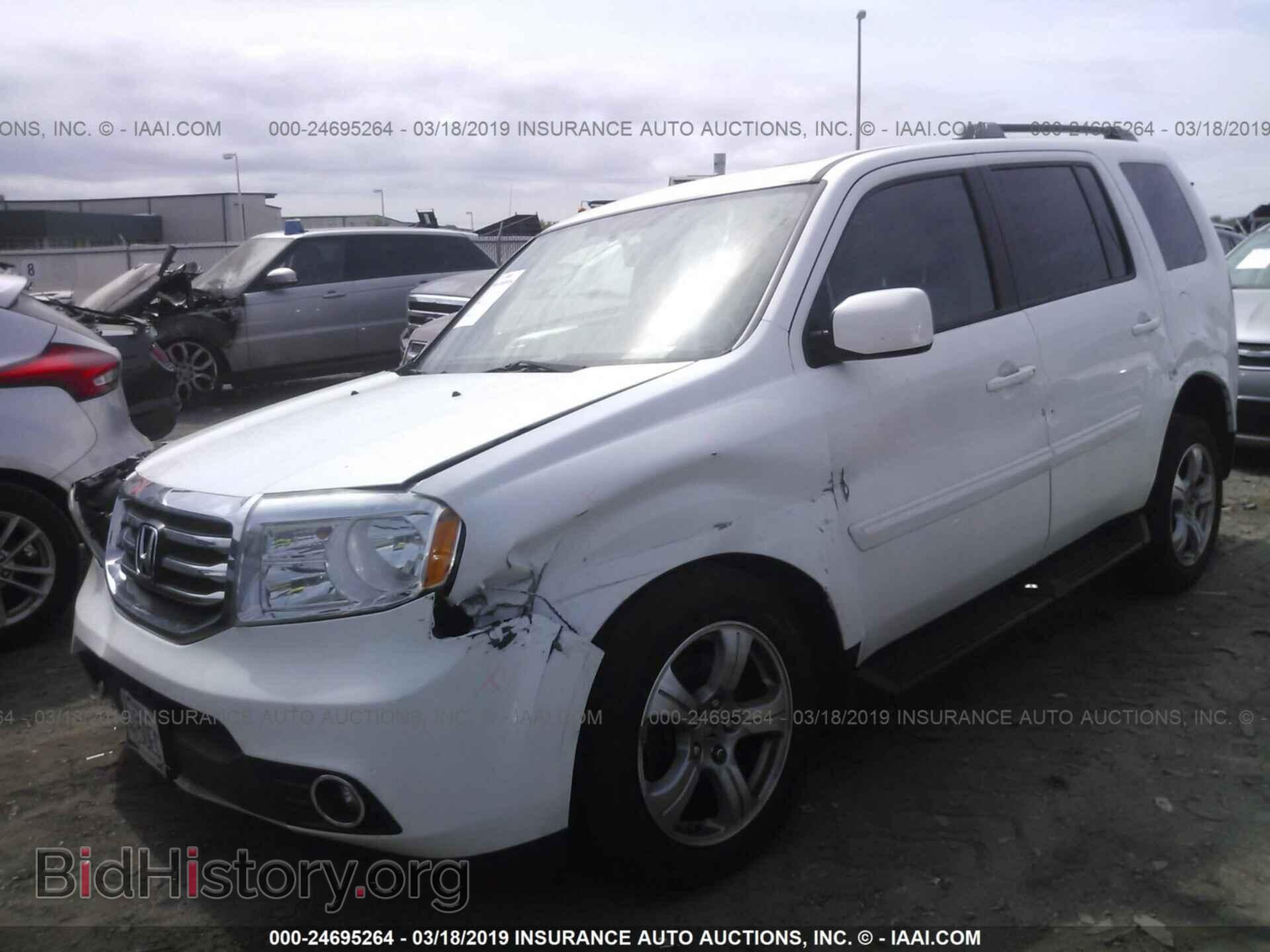 2013 HONDA PILOT - VIN: 5FNYF4H56DB016347 - Фото 2