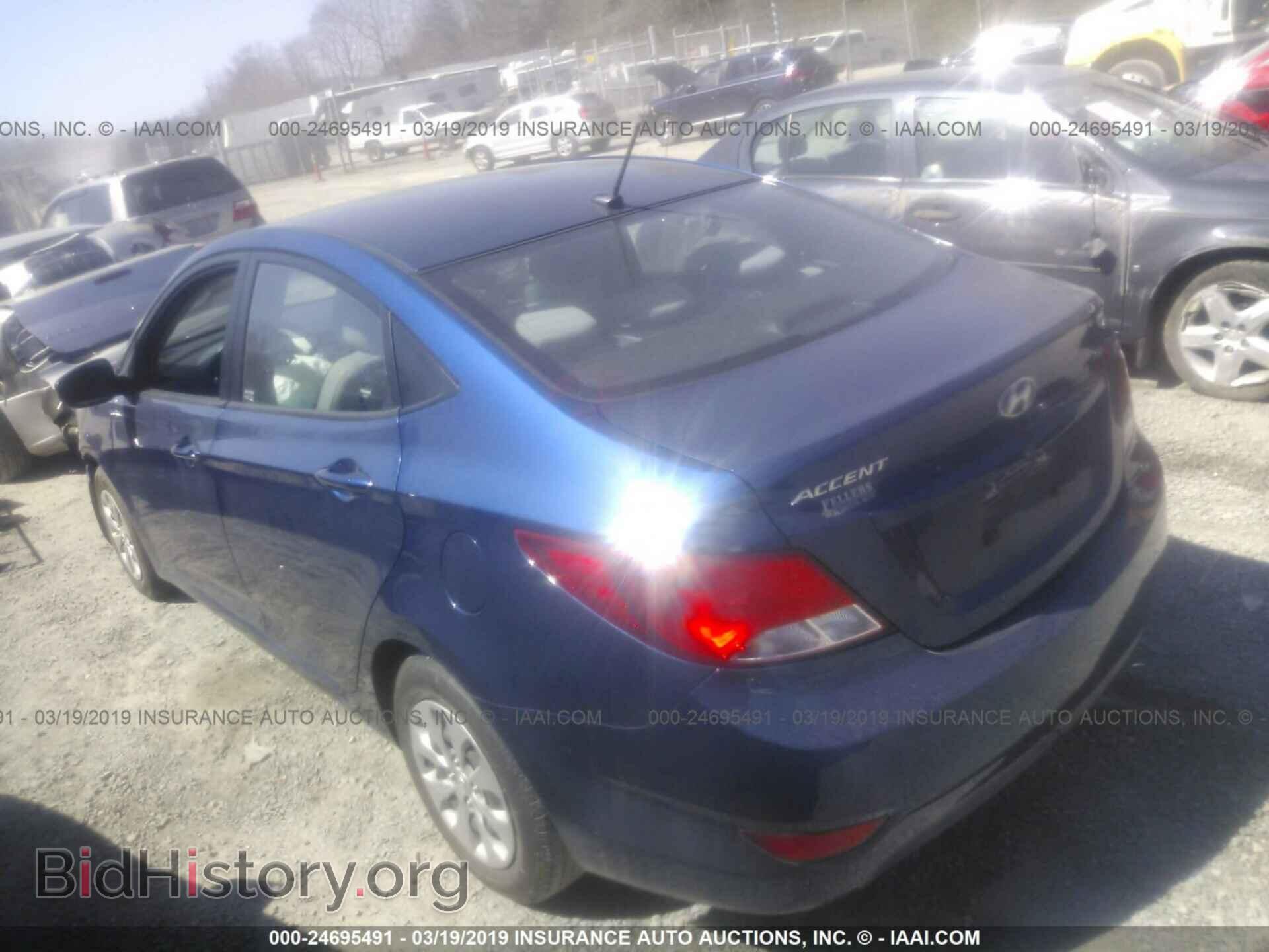 2016 HYUNDAI ACCENT - VIN: KMHCT4AE6GU981908 - Фото 3