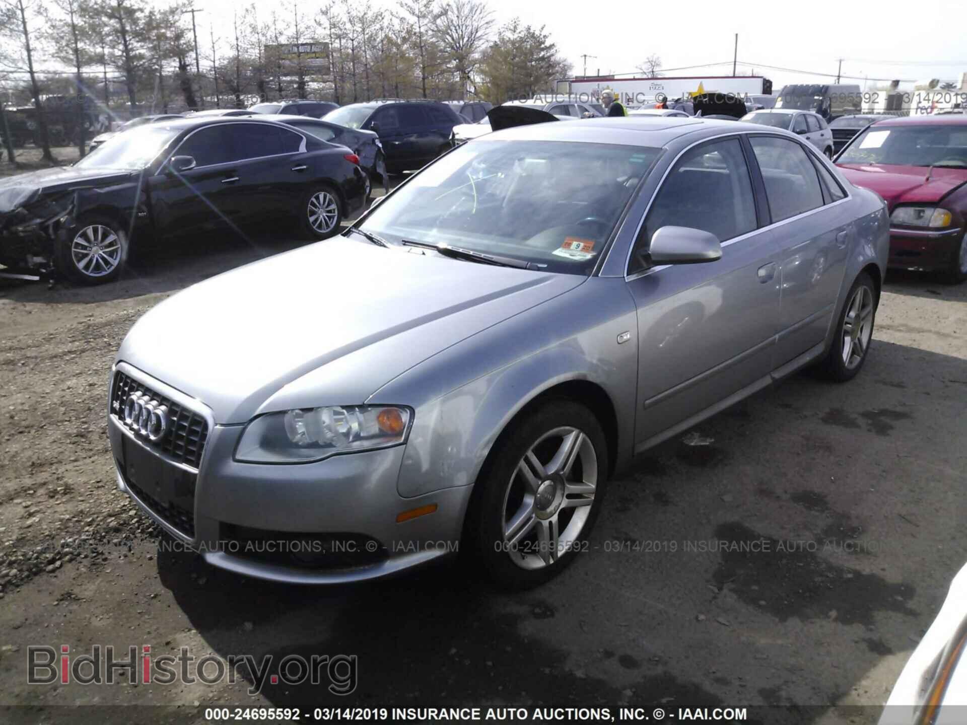 2008 AUDI A4 - VIN: WAUDF78EX8A101574 - Фото 2