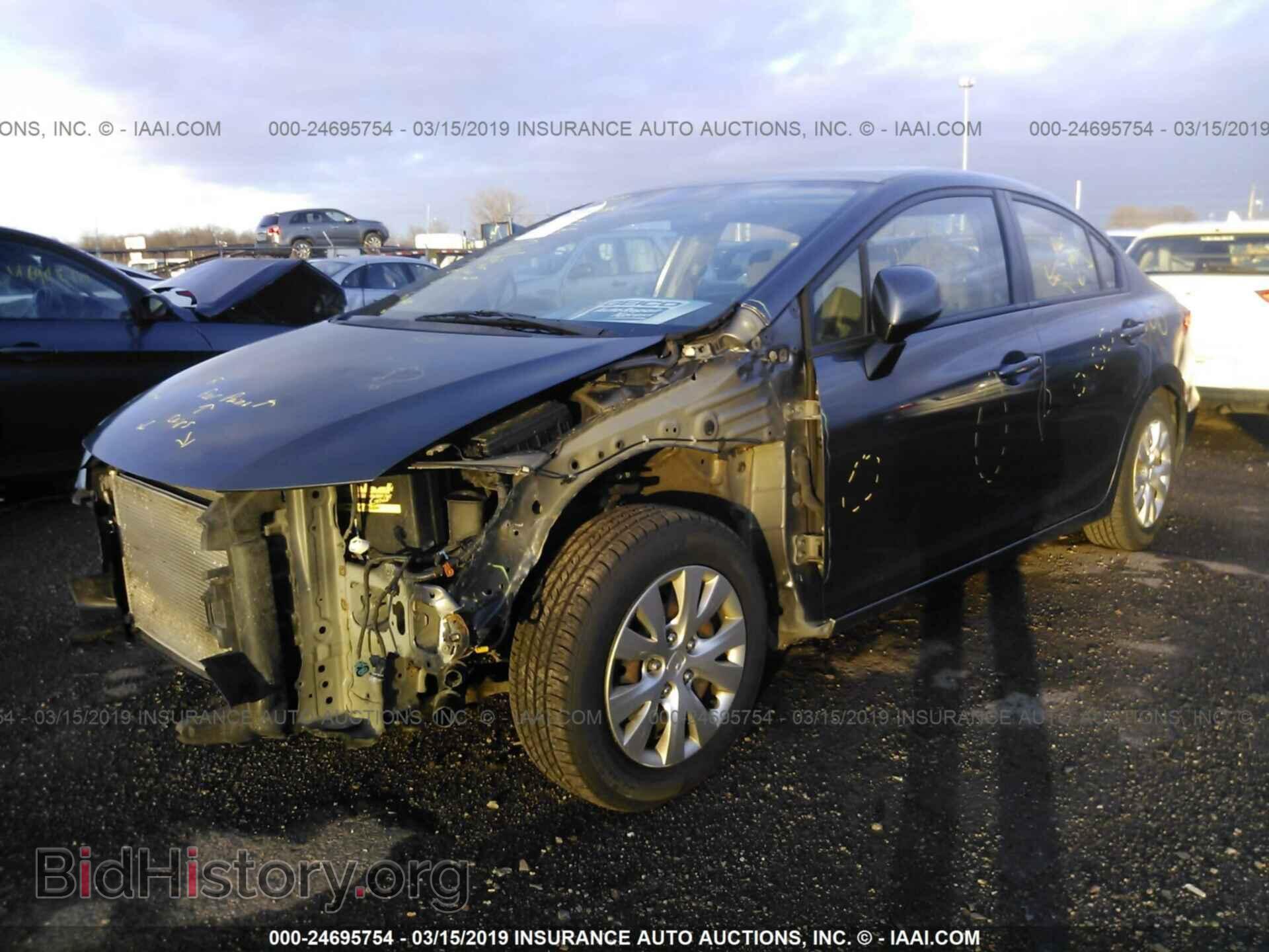 2012 HONDA CIVIC - VIN: 19XFB2F5XCE373979 - Фото 2