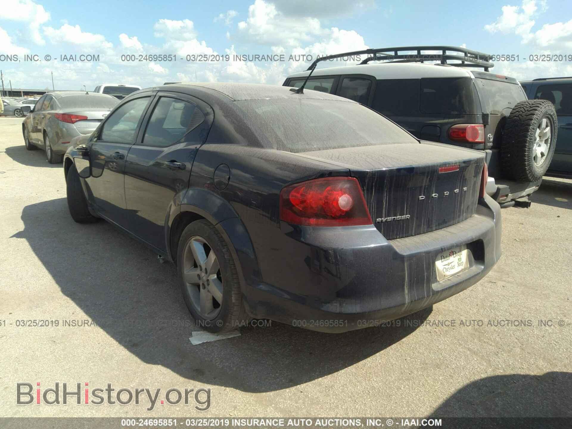 2013 DODGE AVENGER - VIN: 1C3CDZAB6DN616708 - Фото 3