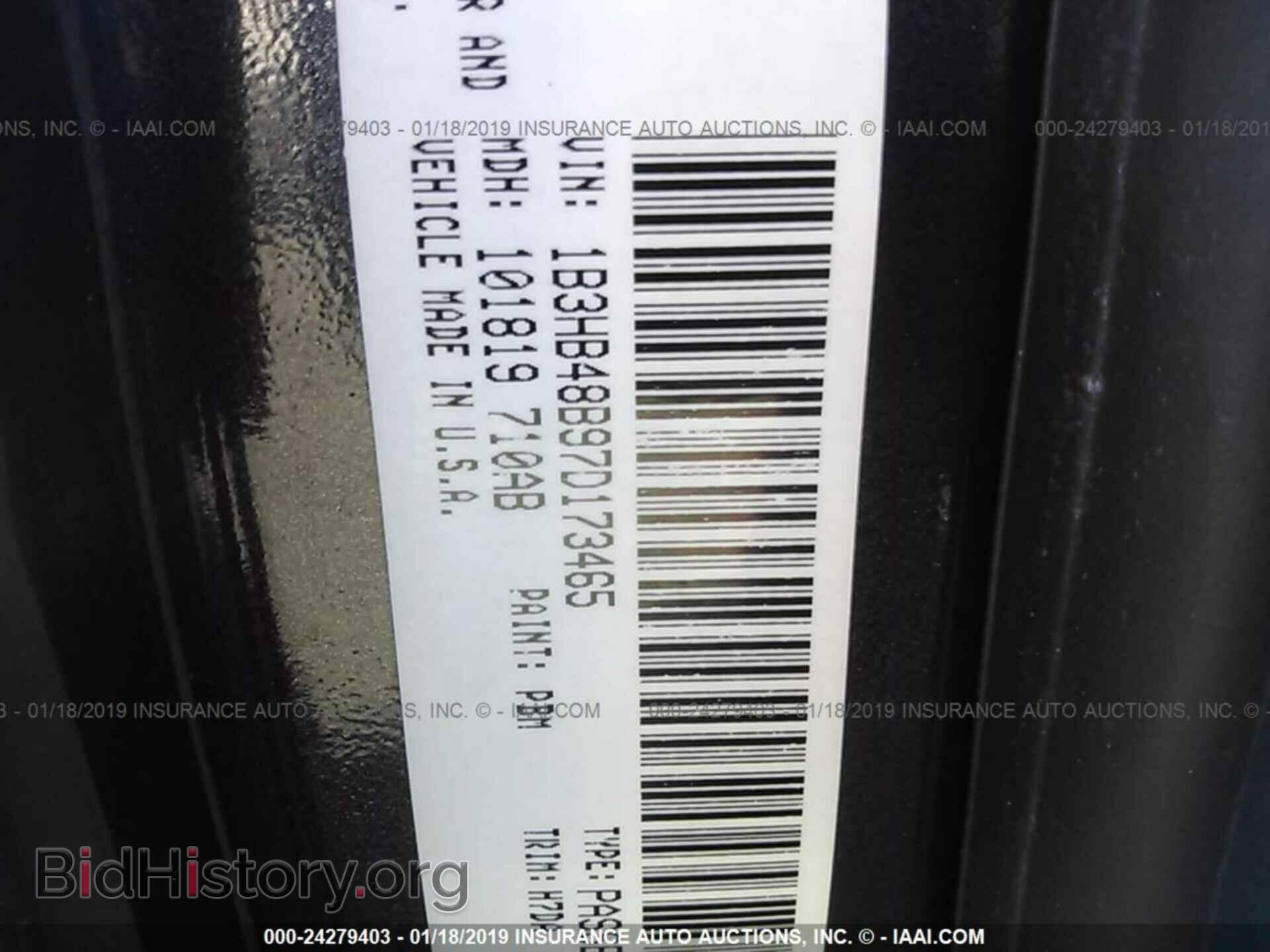 2007 DODGE CALIBER - VIN: 1B3HB48B97D173465 - Фото 9