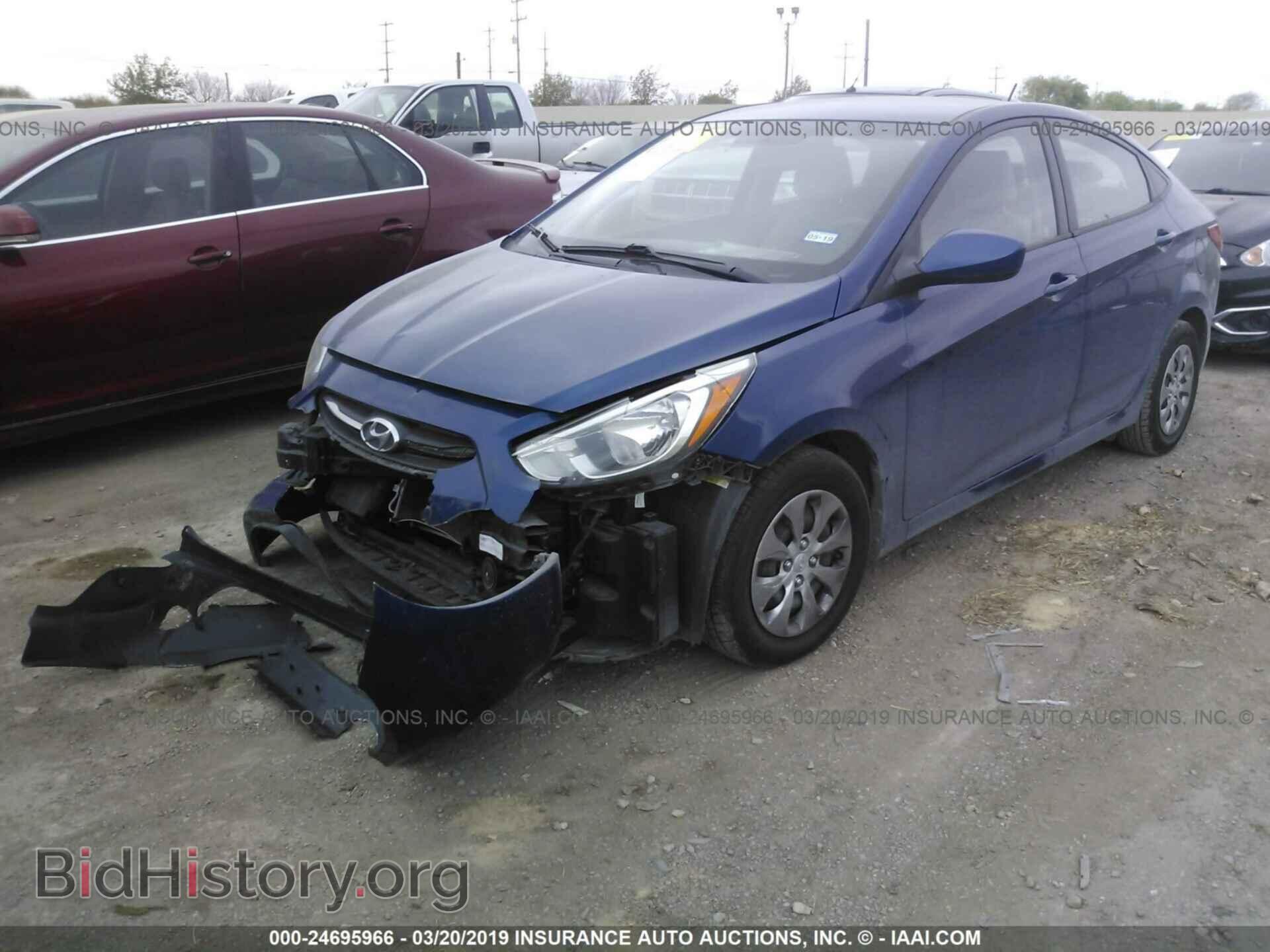 2015 HYUNDAI ACCENT - VIN: KMHCT4AE7FU855166 - Фото 2