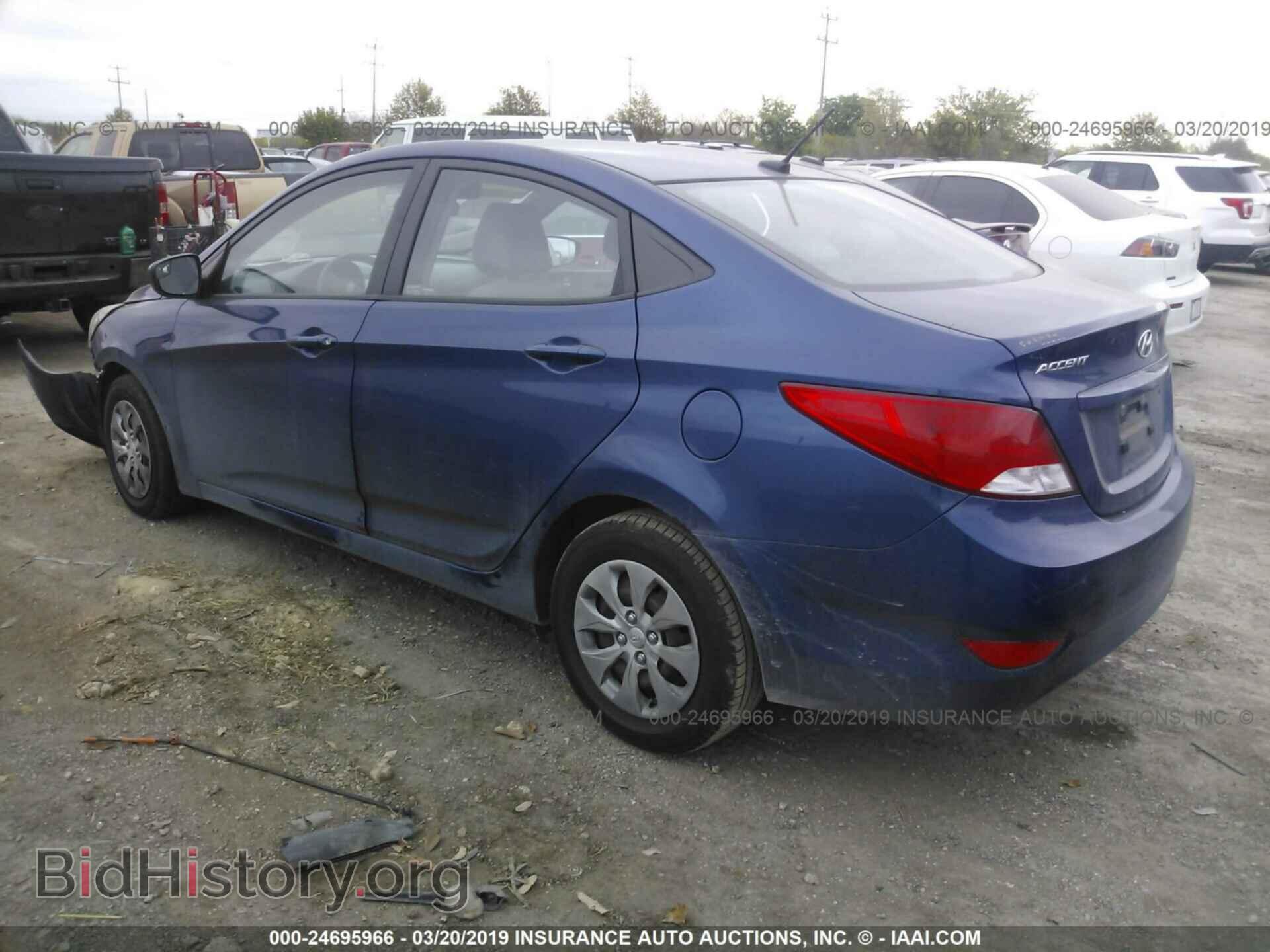 2015 HYUNDAI ACCENT - VIN: KMHCT4AE7FU855166 - Фото 3