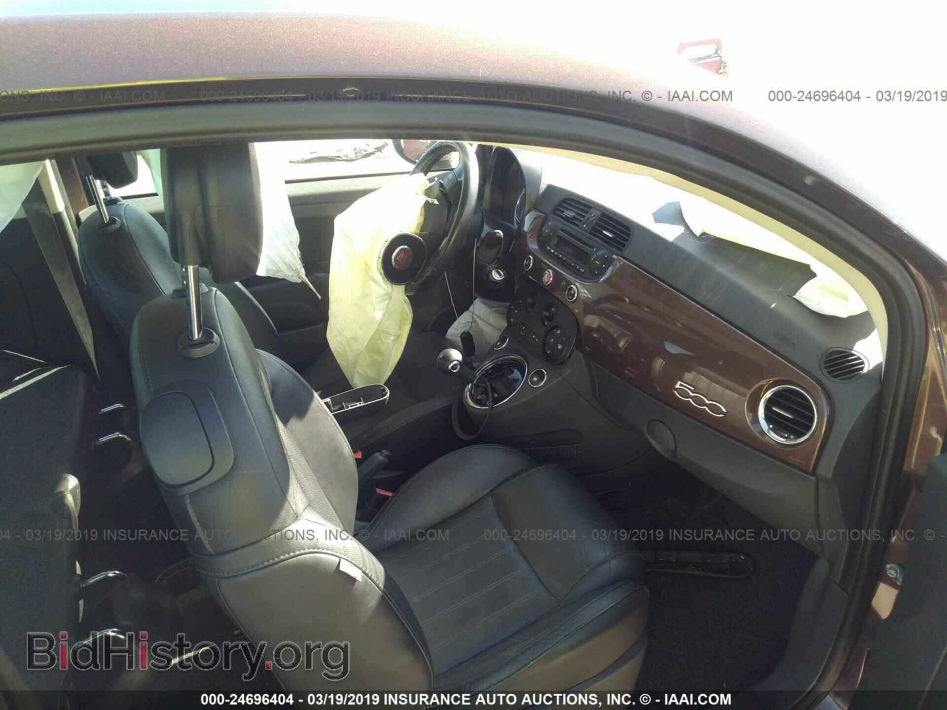 2012 FIAT 500 - VIN: 3C3CFFCR6CT296033 - Фото 5
