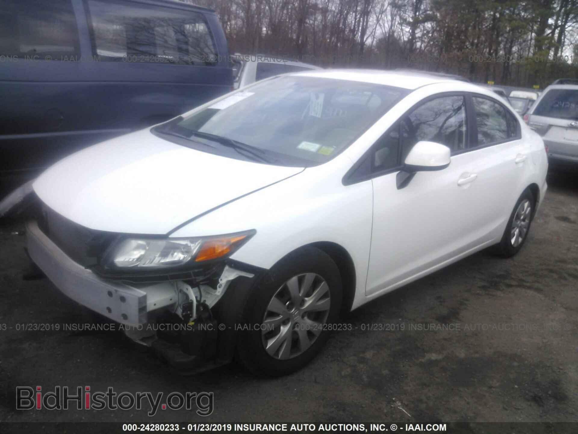 2012 HONDA CIVIC - VIN: 19XFB2F52CE360336 - Фото 2