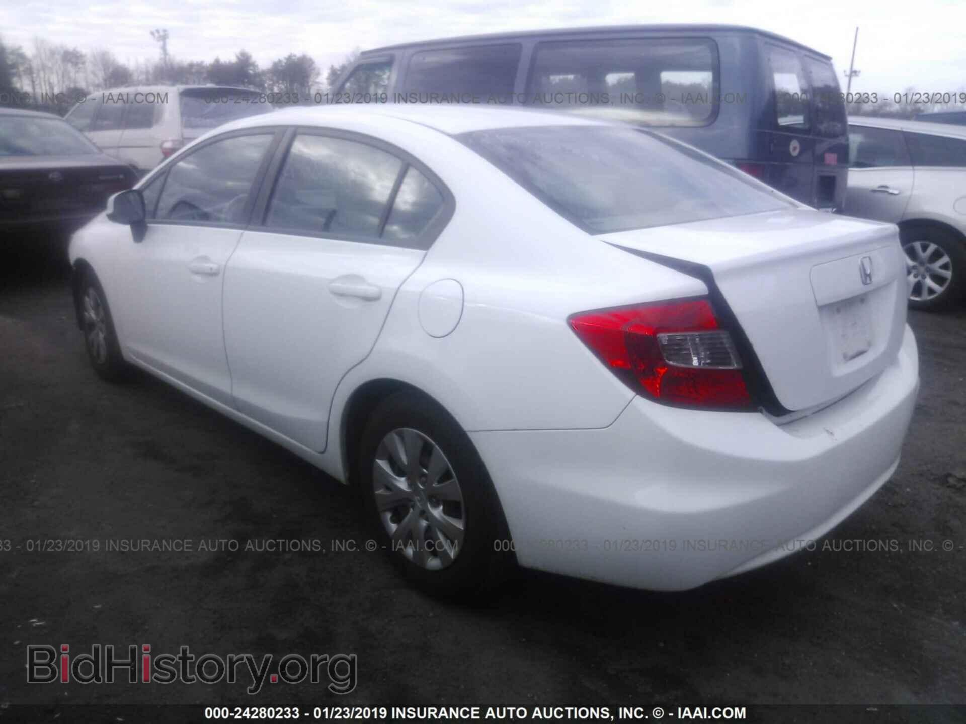 2012 HONDA CIVIC - VIN: 19XFB2F52CE360336 - Фото 3