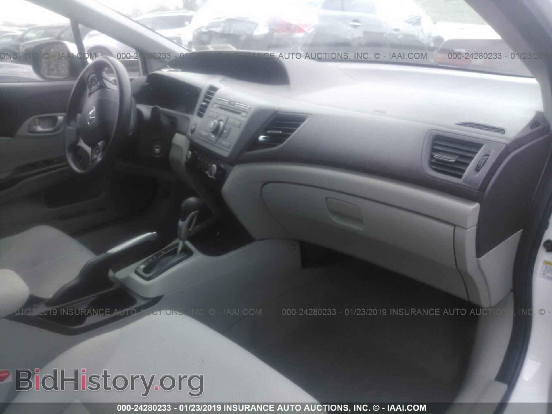 2012 HONDA CIVIC - VIN: 19XFB2F52CE360336 - Фото 5
