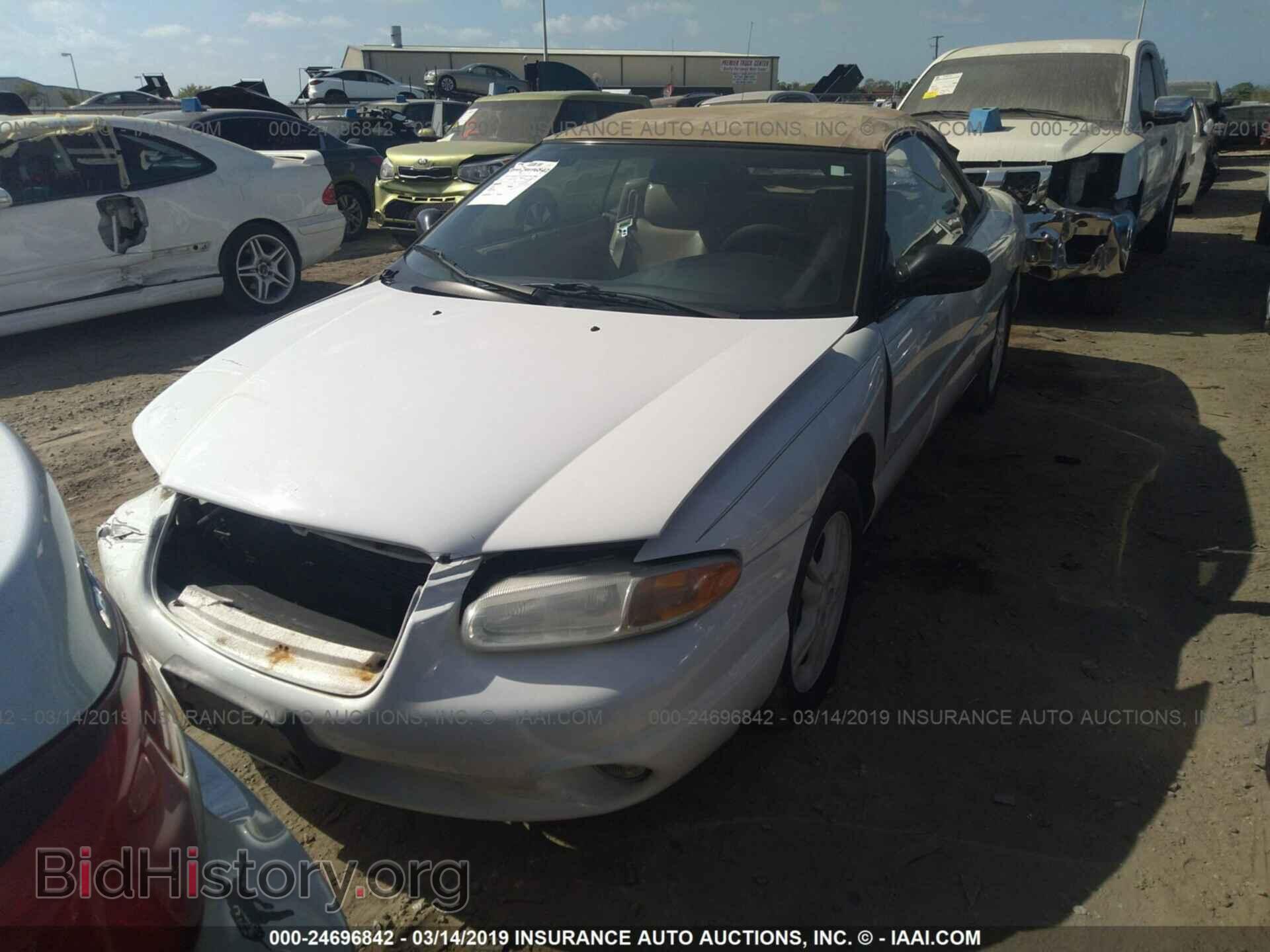1996 CHRYSLER SEBRING - VIN: 3C3EL55H5TT292233 - Фото 2