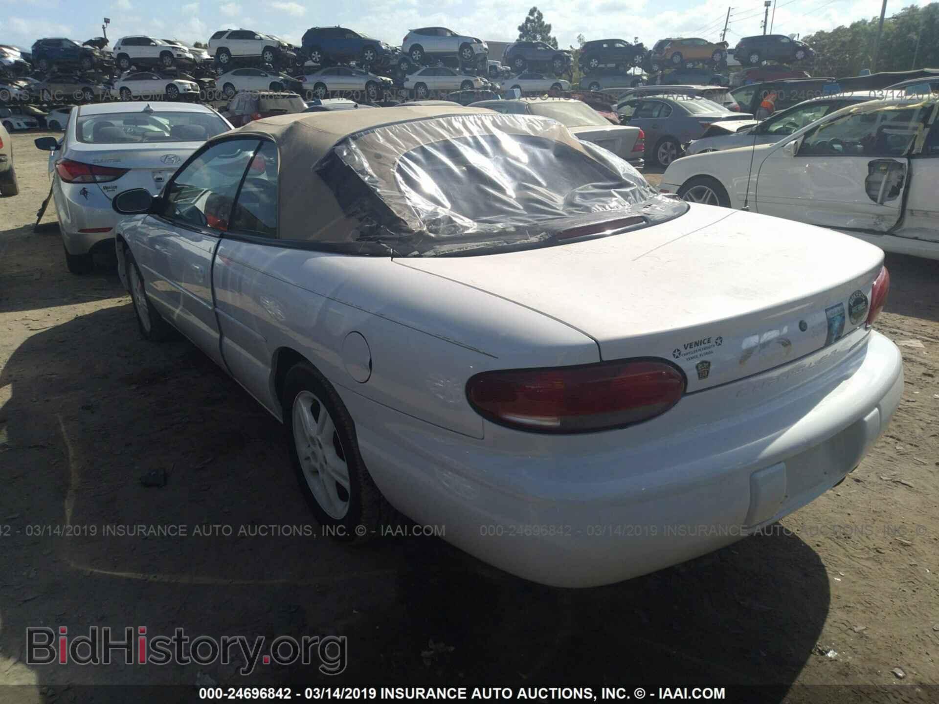 1996 CHRYSLER SEBRING - VIN: 3C3EL55H5TT292233 - Фото 3