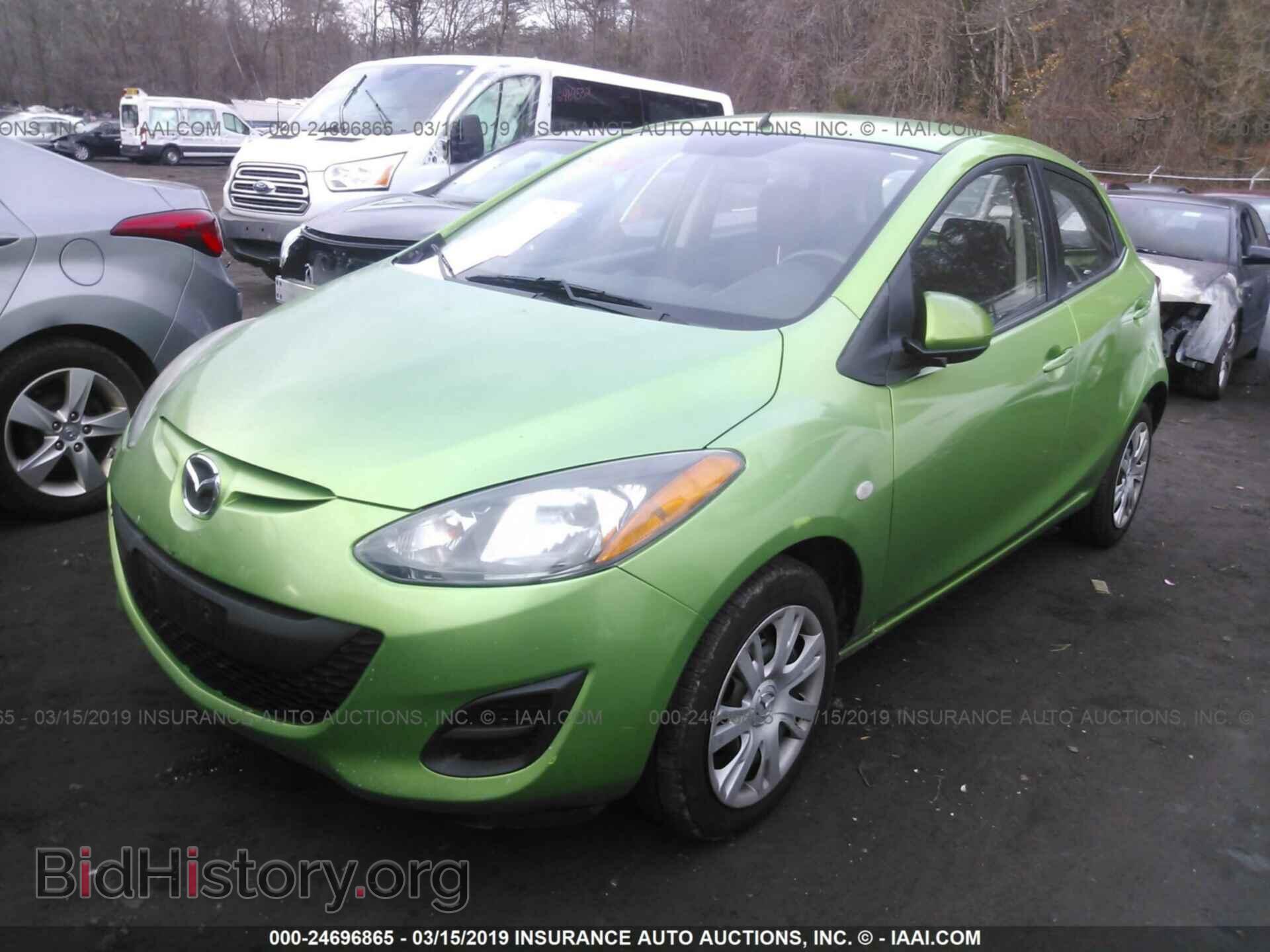 2011 MAZDA MAZDA2 - VIN: JM1DE1HZ6B0123932 - Фото 2