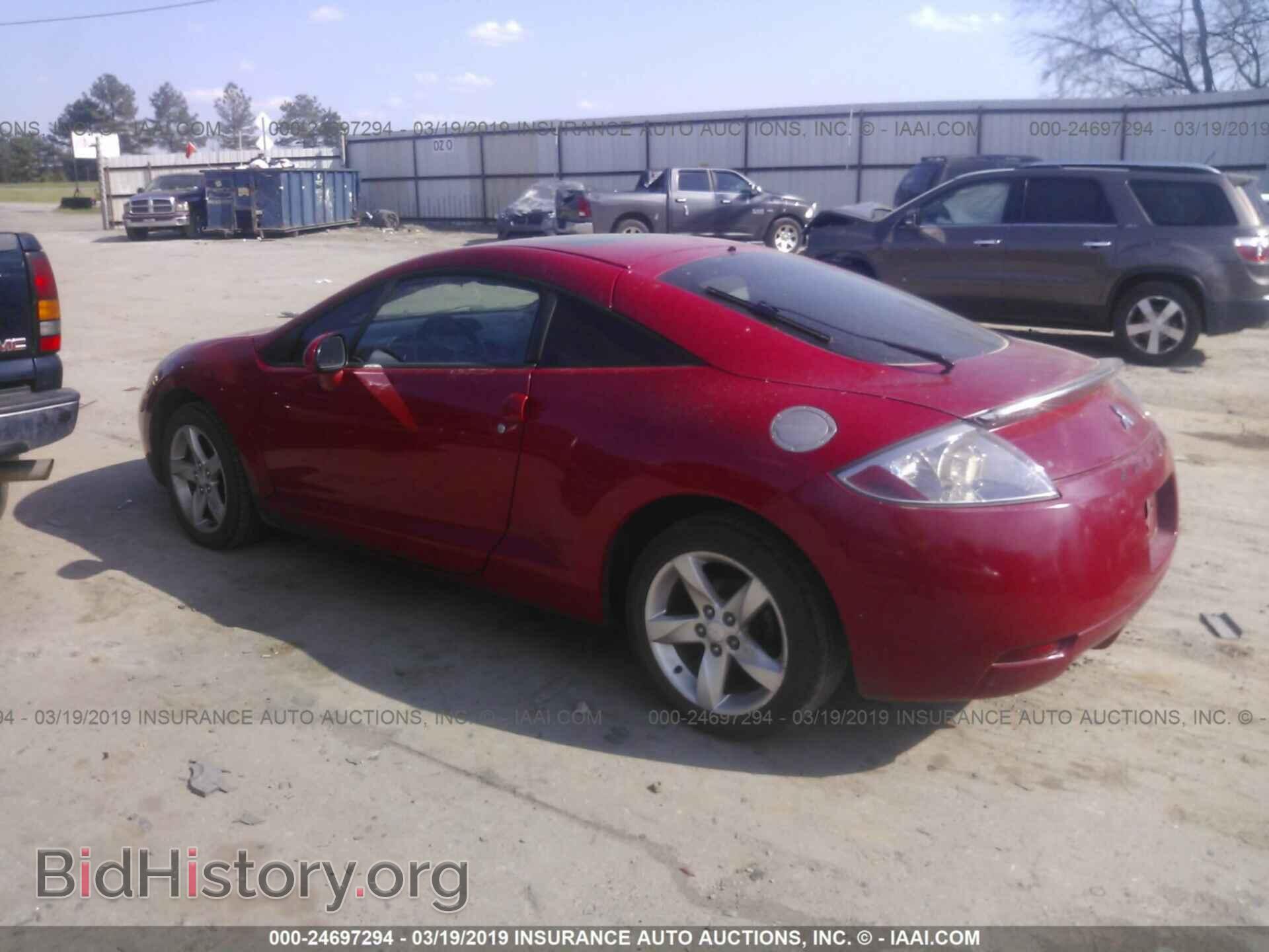 2007 MITSUBISHI ECLIPSE - VIN: 4A3AK24F07E020624 - Фото 3
