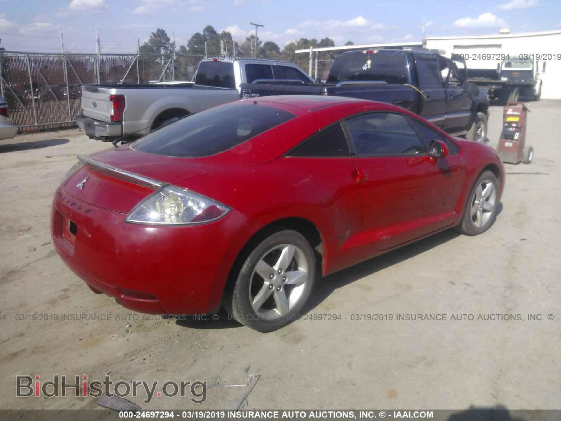 2007 MITSUBISHI ECLIPSE - VIN: 4A3AK24F07E020624 - Фото 4