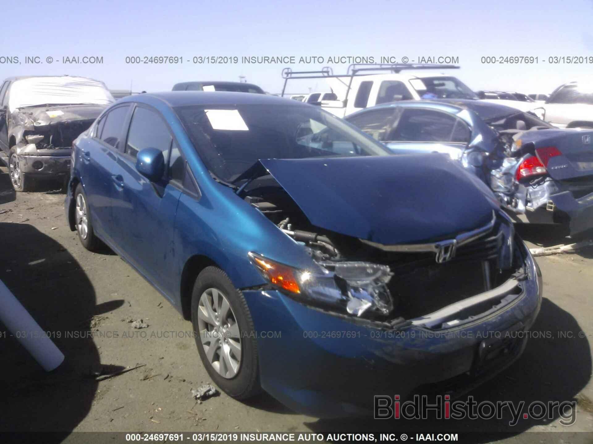 Photo 19XFB2F58CE349356 - HONDA CIVIC 2012