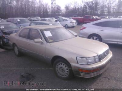 1992 Lexus LS 400, gold — VIN JT8UF11E9N0110132, IAAI