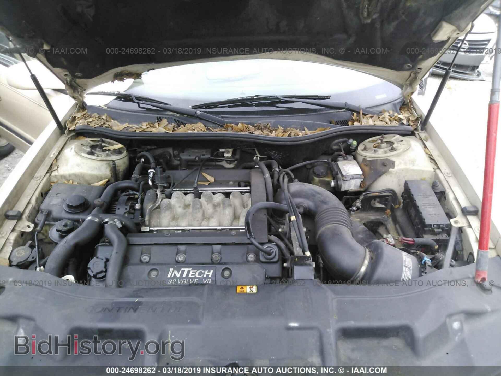 2001 LINCOLN CONTINENTAL - VIN: 1LNHM97V01Y667002 - Фото 10