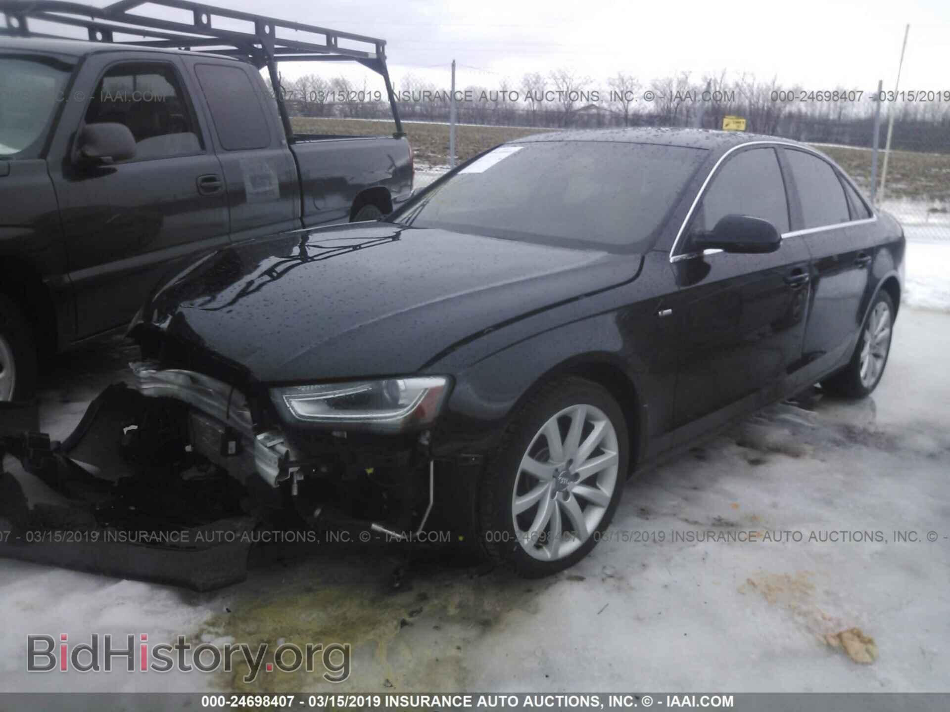 2013 AUDI A4 - VIN: WAUFFAFL8DN016873 - Фото 2