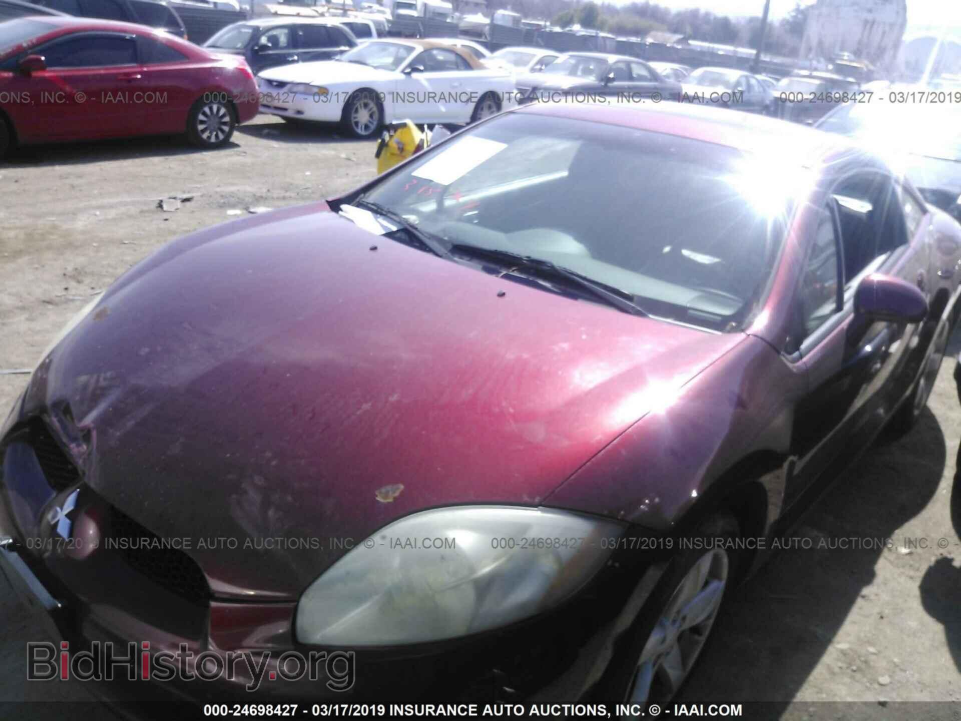 2006 MITSUBISHI ECLIPSE - VIN: 4A3AK24F46E031074 - Фото 2