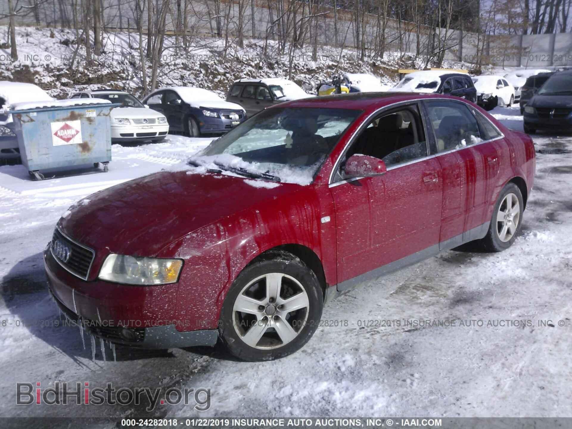 2002 AUDI A4 - VIN: WAULT68E12A161670 - Фото 2