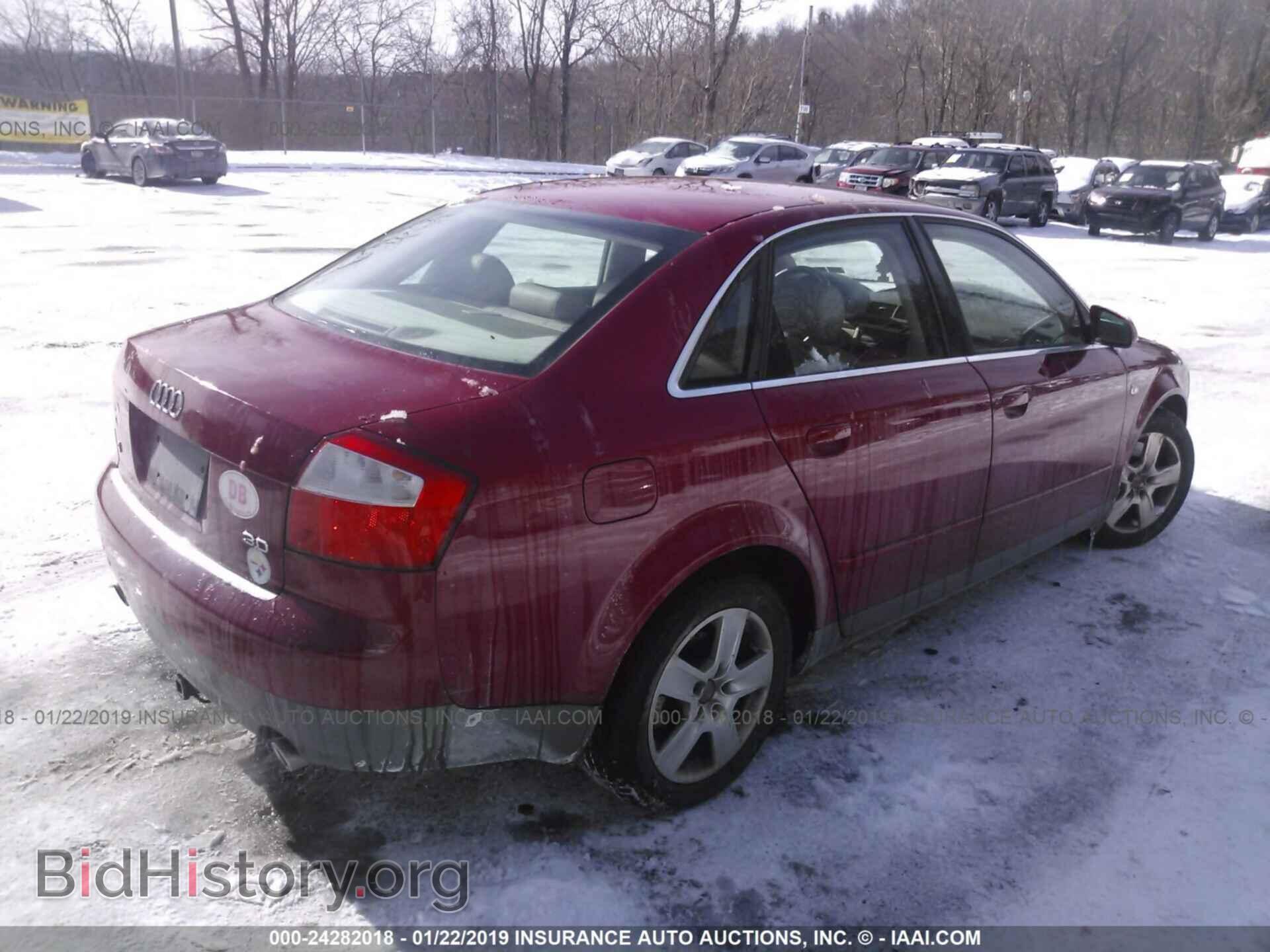 2002 AUDI A4 - VIN: WAULT68E12A161670 - Фото 4